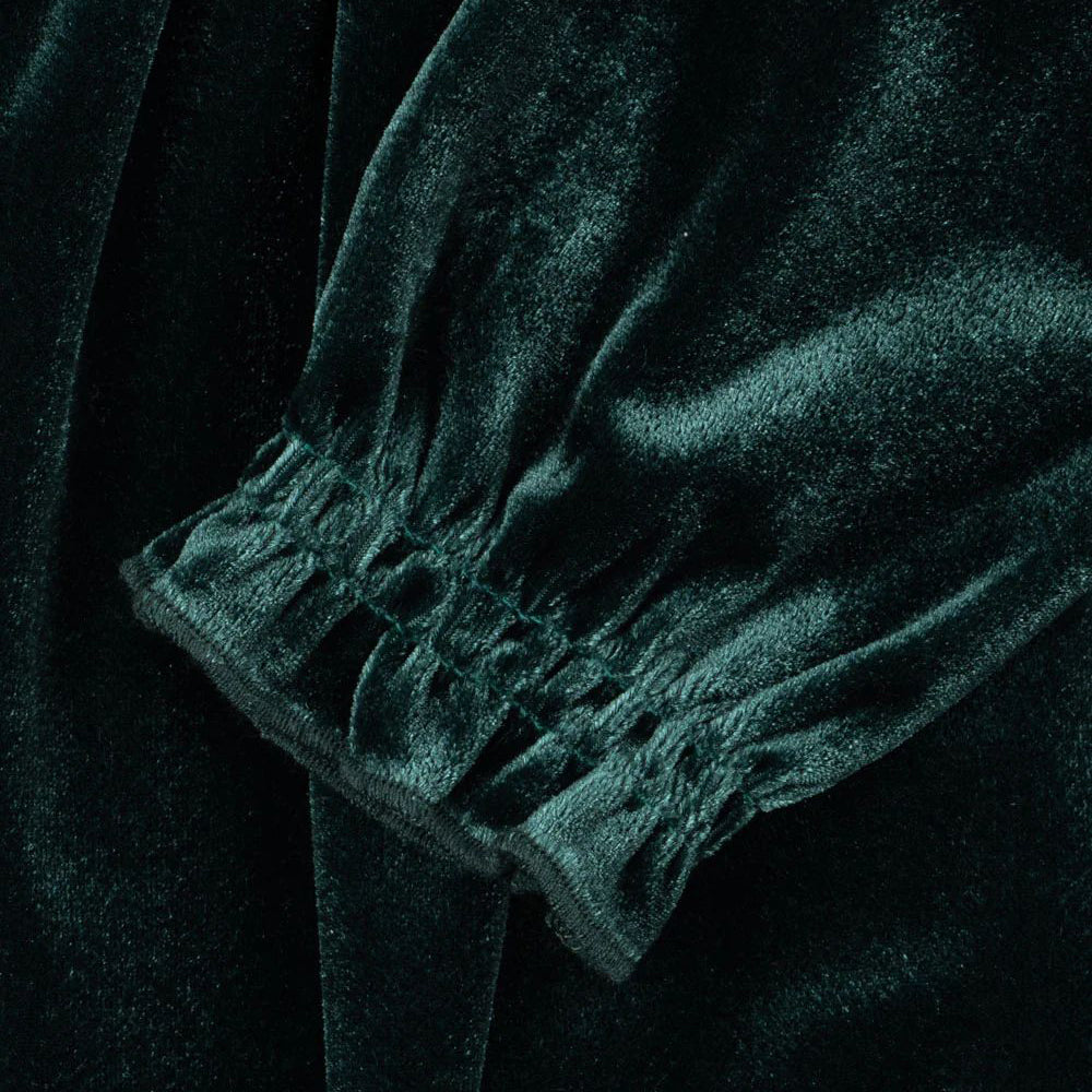 Konges Sløjd-Gia Bow Dress Grs Pine Grove