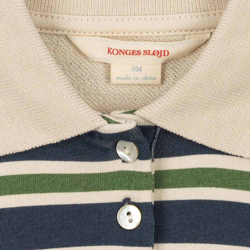 Konges Sløjd-Spotty Ls Romper Gots Spellbound Stripe