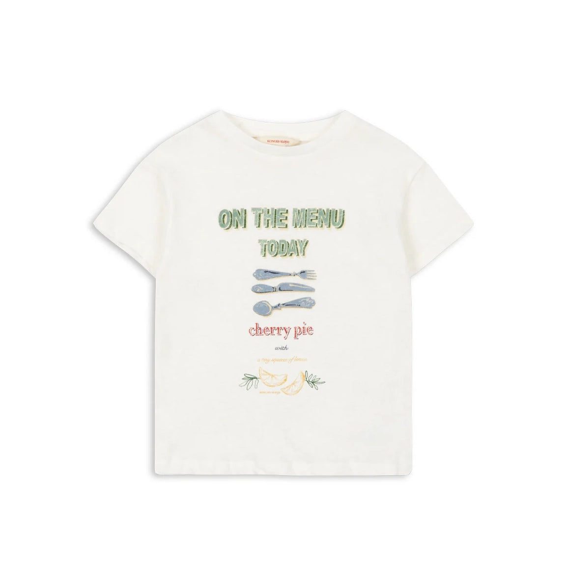 Konges Sløjd-Era Tee Ocs Off White/On The Menu