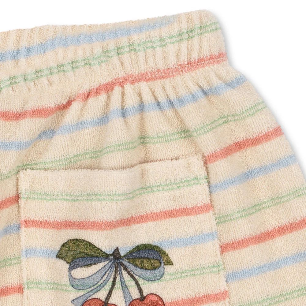 Konges Sløjd-Girl Itty Rib Sweat Pants Gots Confetti Stripe