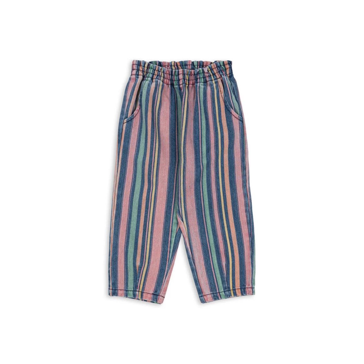 Konges Sløjd-Girl Magot Frill Pants Gots Miami Stripe