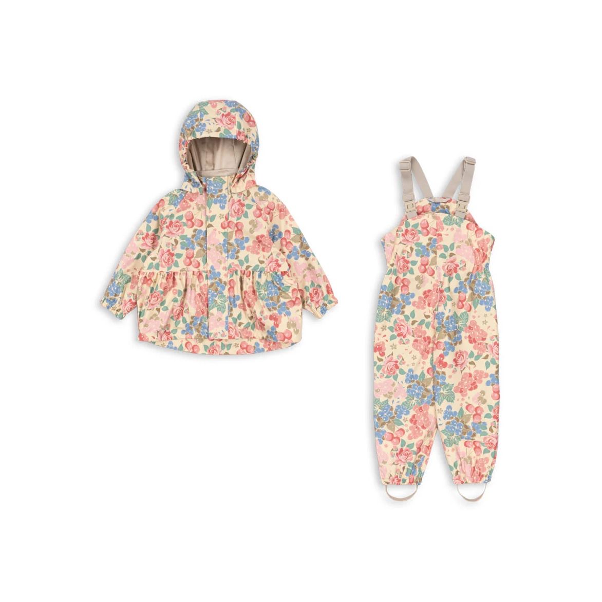 Konges Sløjd-Girl Rainy Palme Set Girl Bloomiegrape