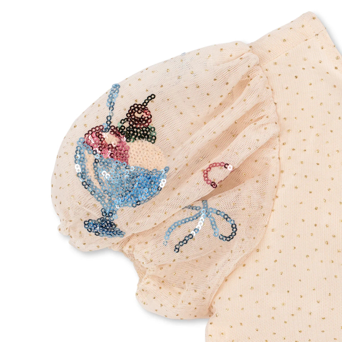 Konges Sløjd-Girl Yvonne Puff Dress Gelato
