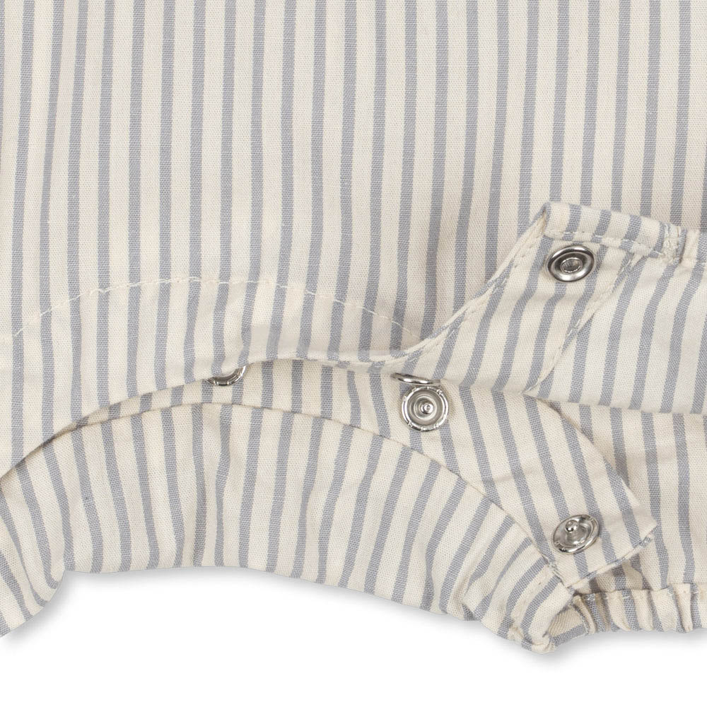 Konges Sløjd-Baby Allie Sailor Romper Gots Bleu Stripe