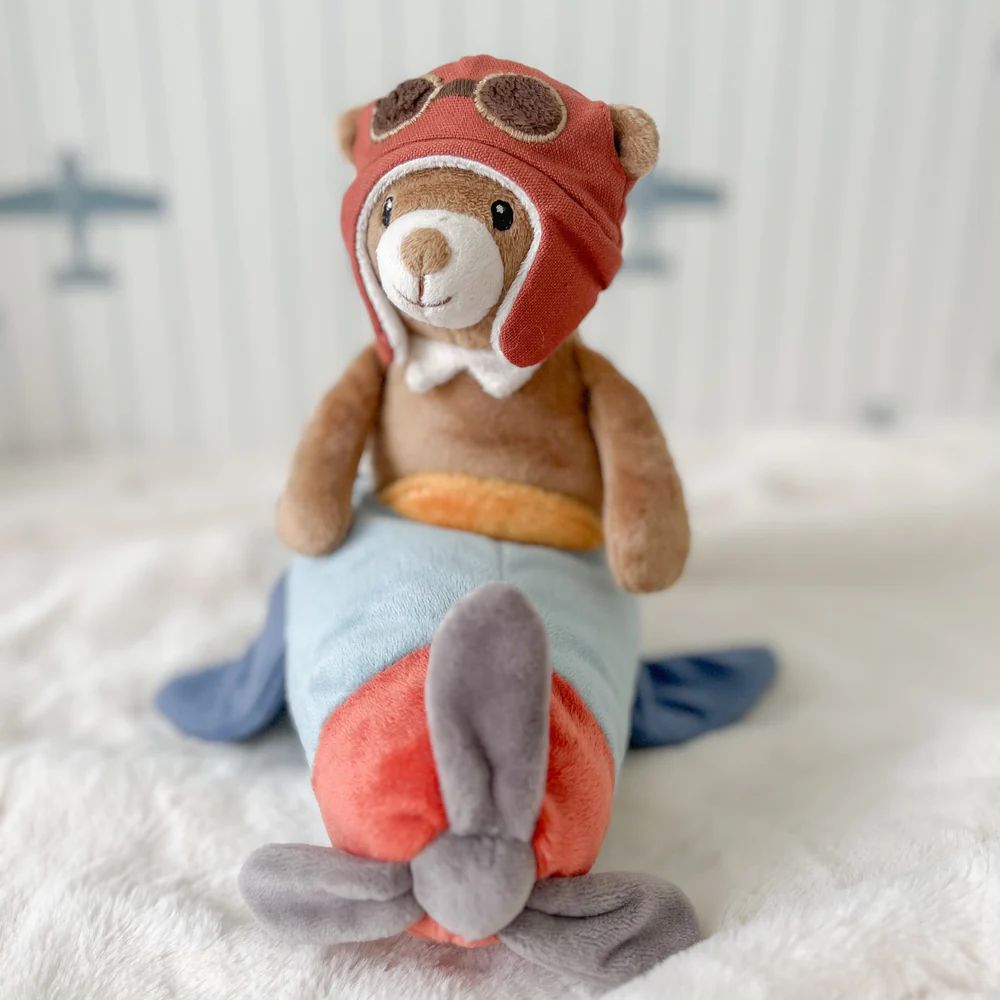 Mon Ami-Pilot Bear And Plane/Blue