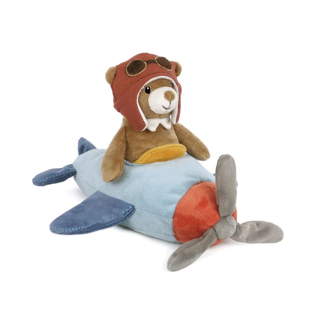Mon Ami-Pilot Bear And Plane/Blue