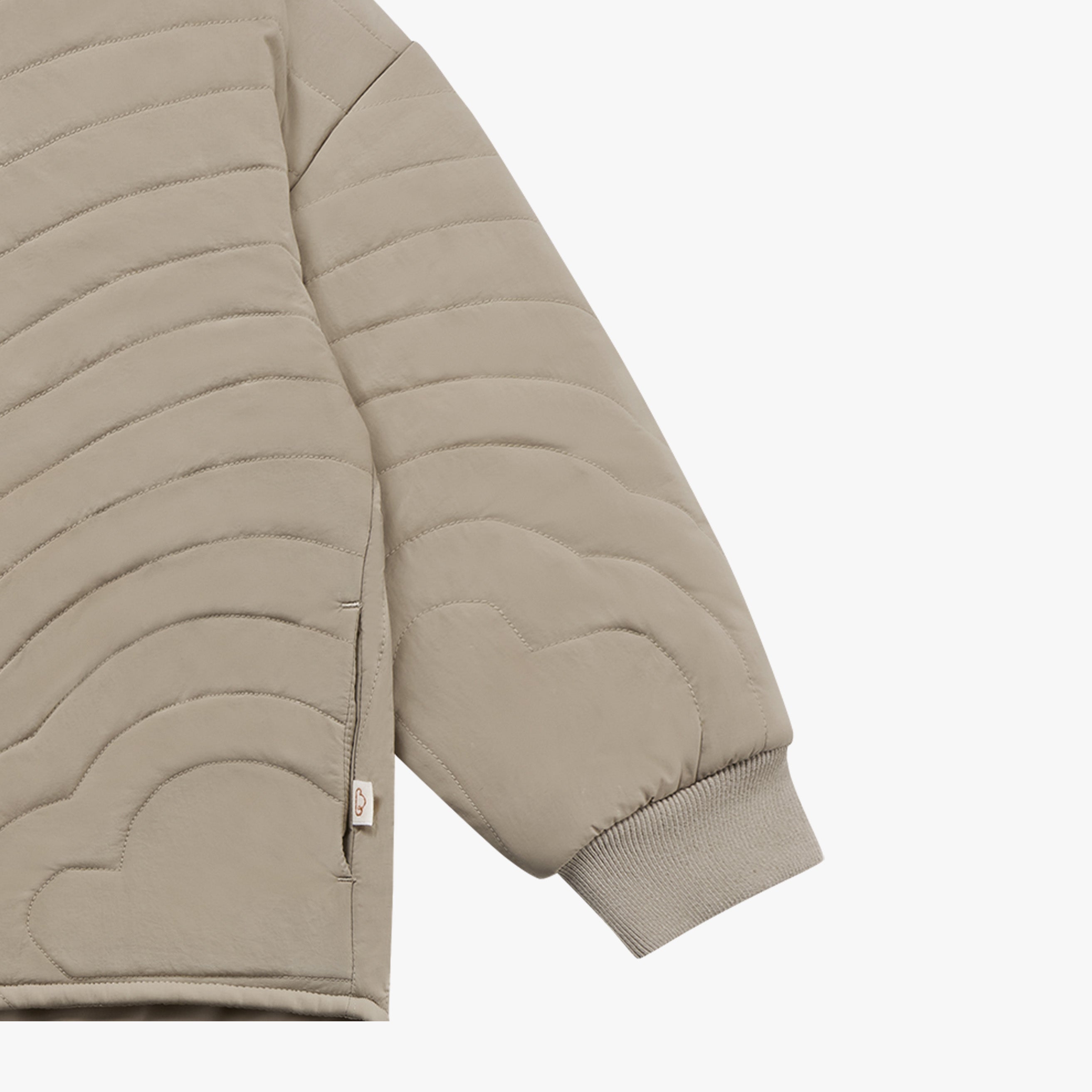 Petite Revery-Recycled Nylon Taslon Kids Quilted Cloud Jacket Pine Wood