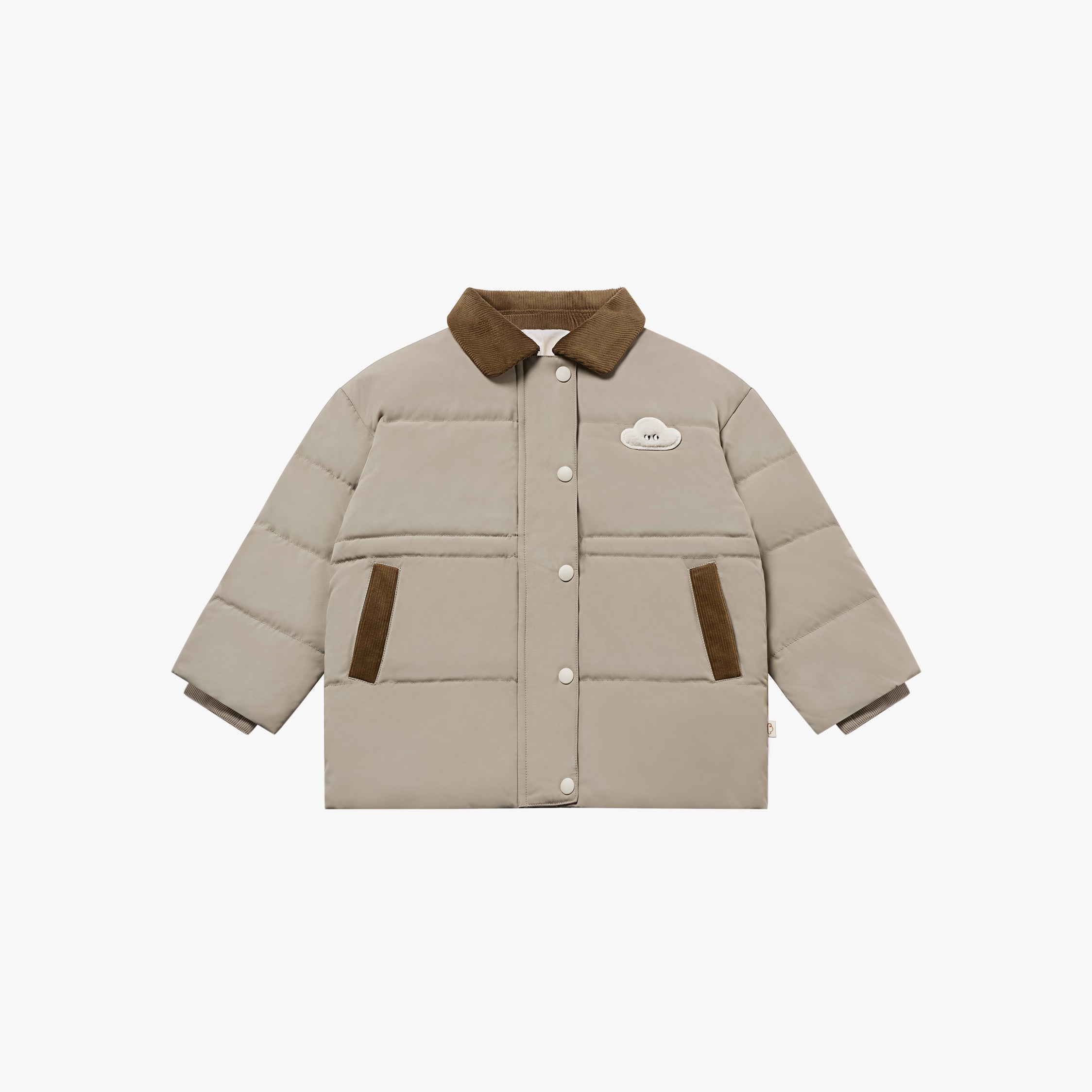 Petite Revery-Recycled Polyester Down Kids Coat Pine Wood
