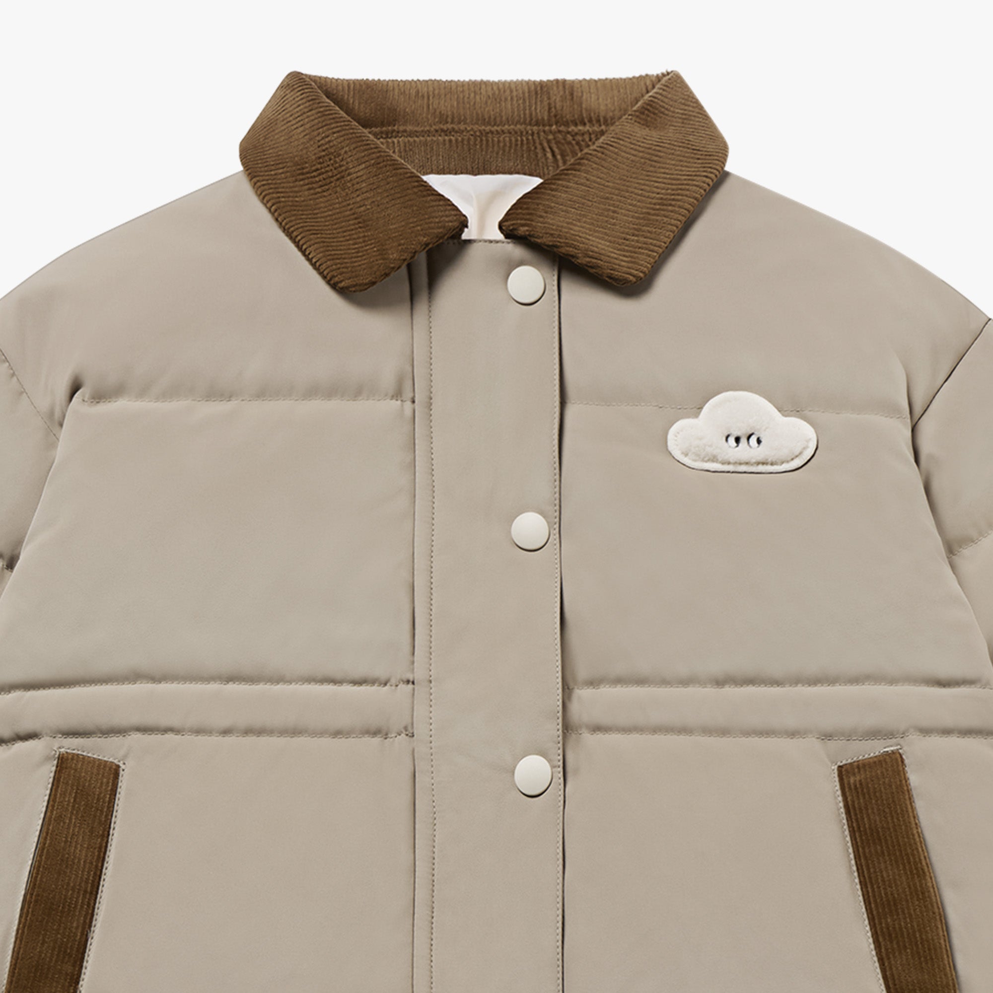 Petite Revery-Recycled Polyester Down Kids Coat Pine Wood