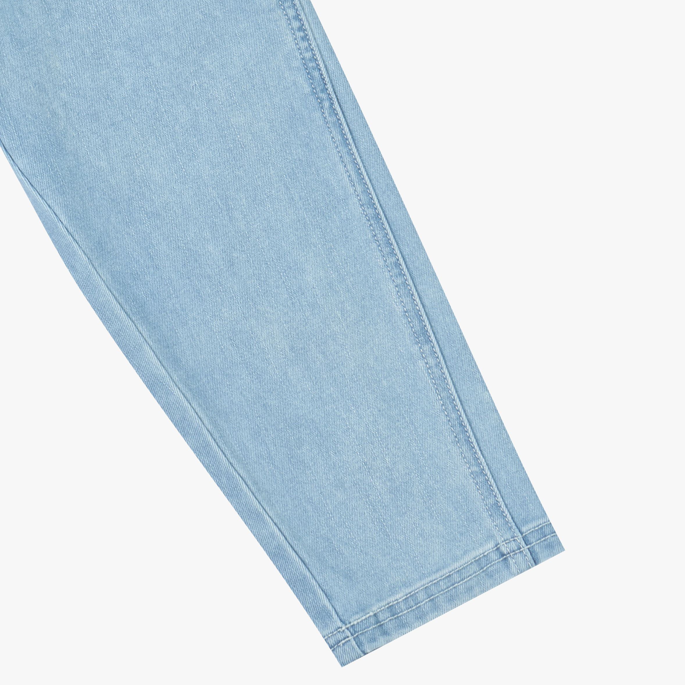 Petite Revery-Cotton Denim Jeans Dusk Blue