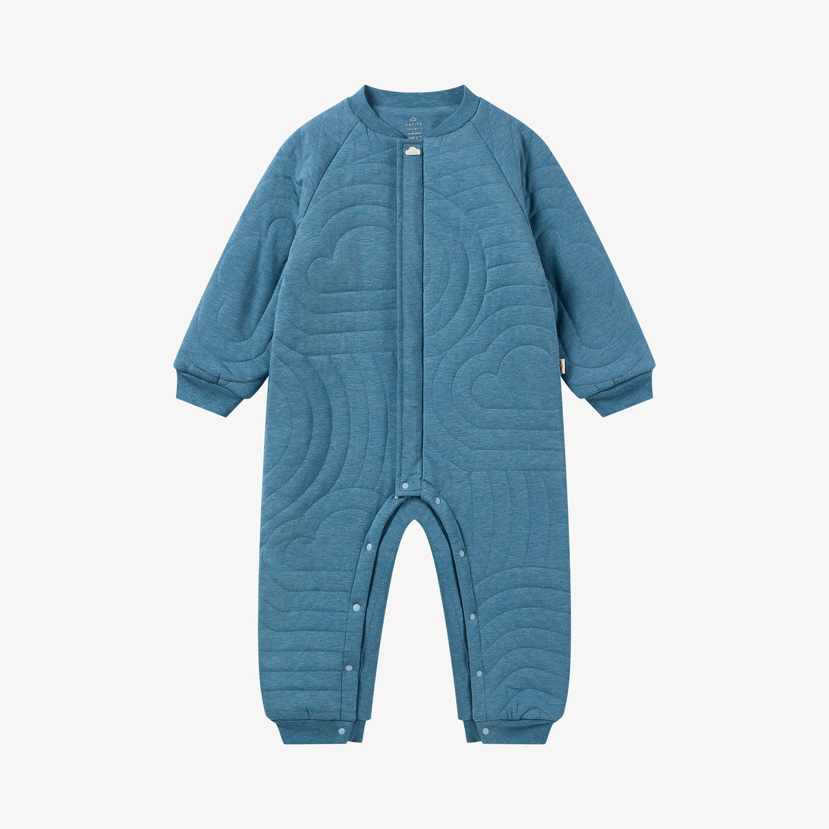 Petite Revery-Quilted Cloud Romper Oceanview