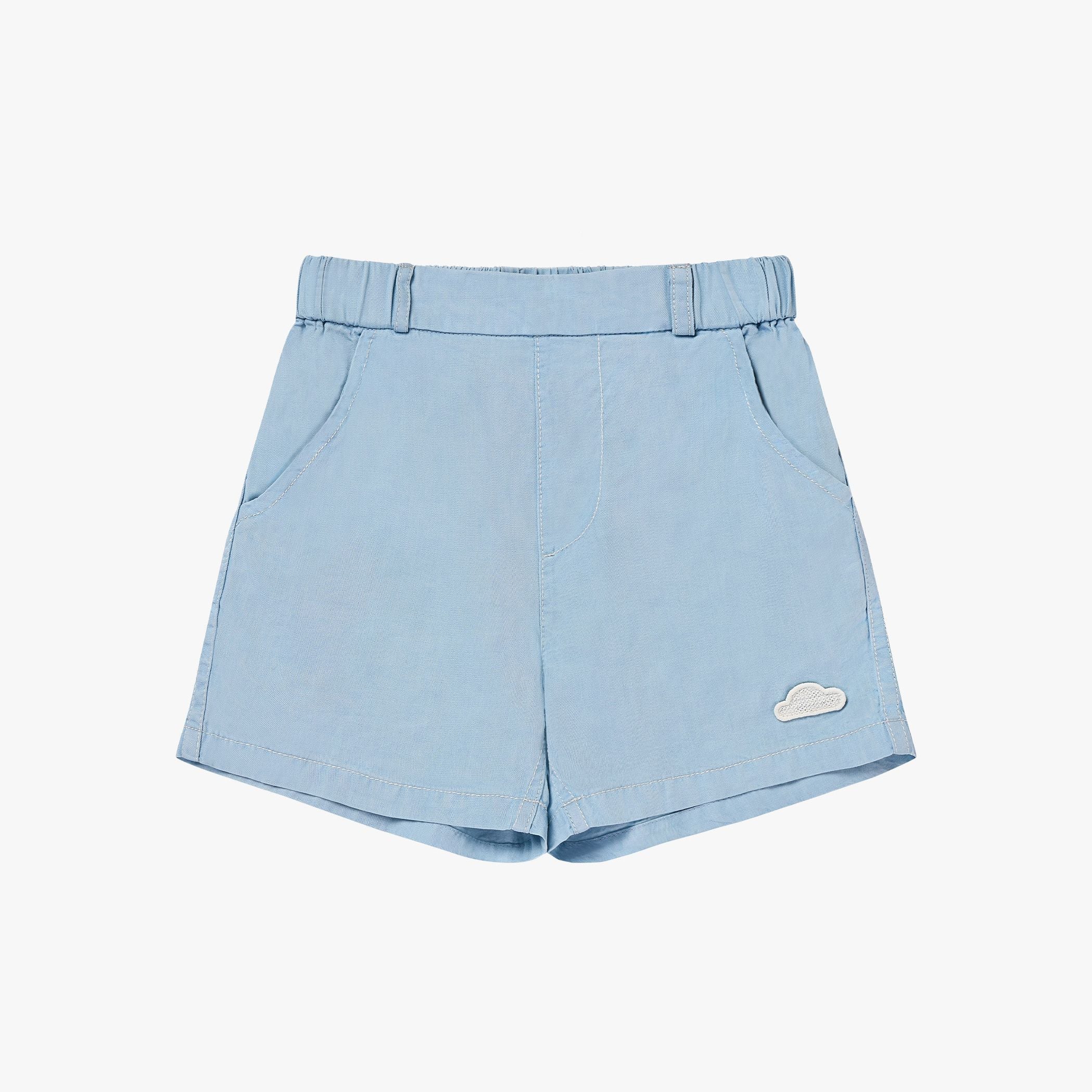 Petite Revery-Kids Shorts Chambray Denim