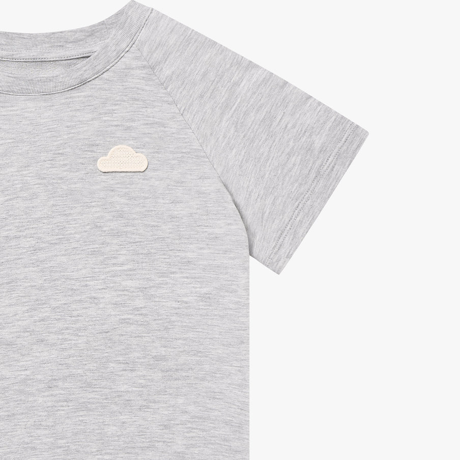 Petite Revery-Kids Short Sleeve Tee Fog Grey
