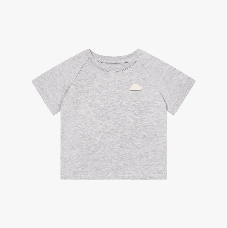 Petite Revery-Kids Short Sleeve Tee Fog Grey