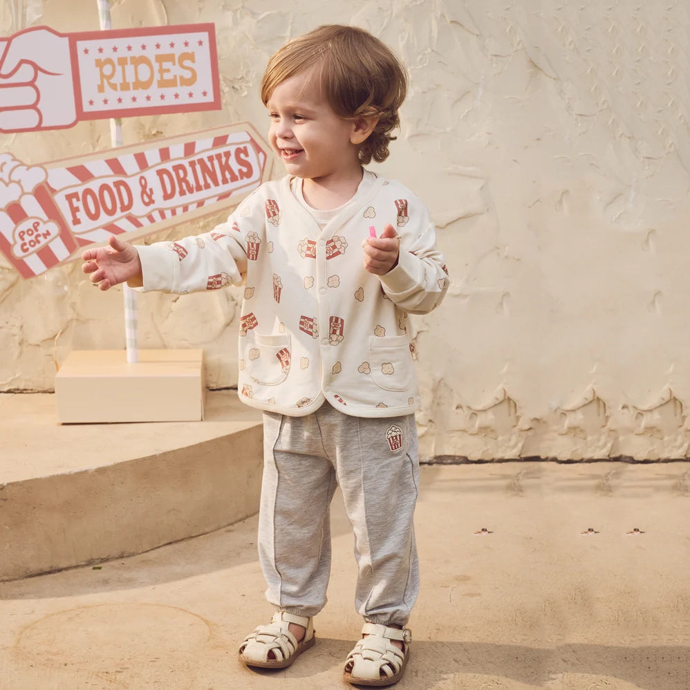 Petite Revery-Kids Long Sleeves Cardigan Showtime