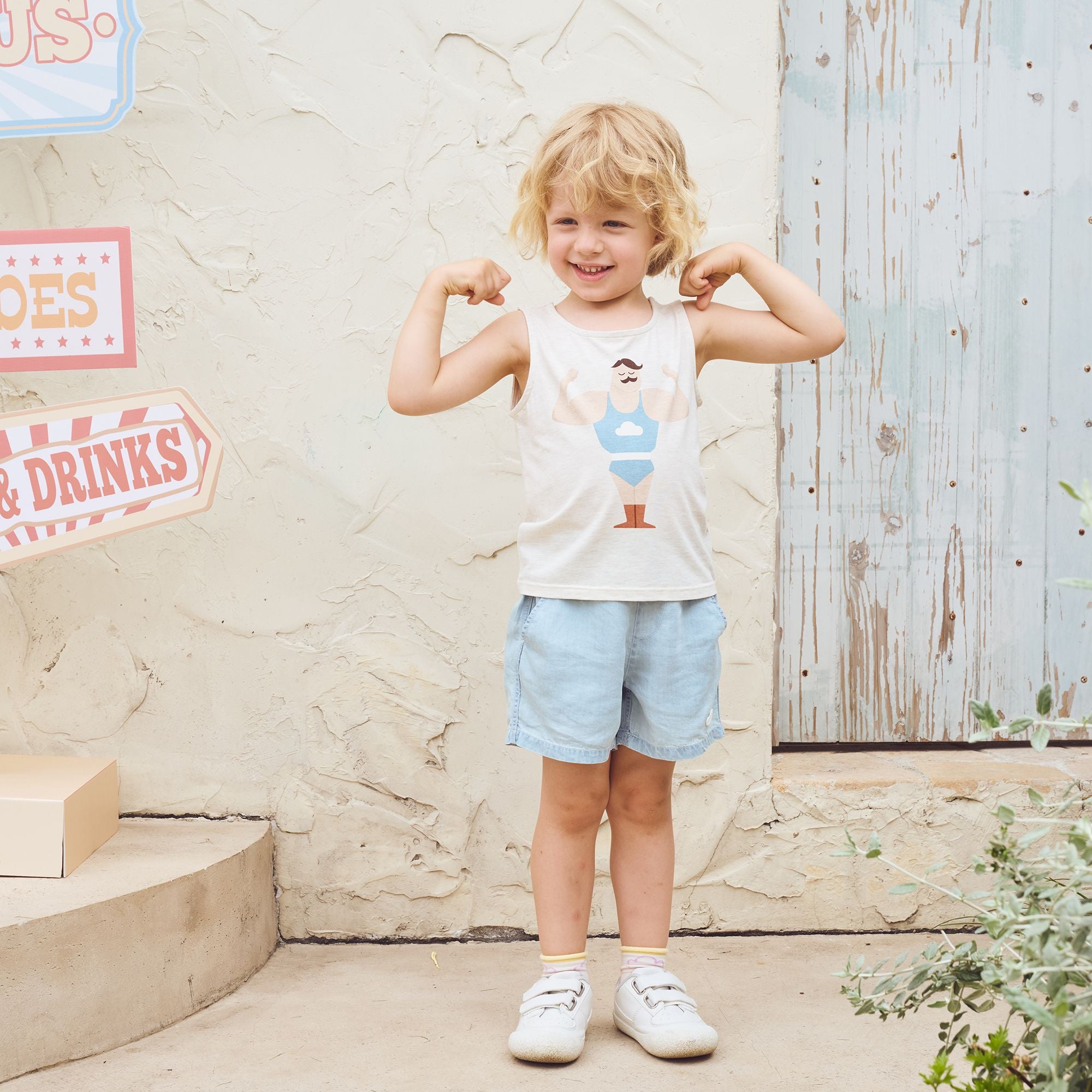Petite Revery-Tank Top Nimbus Cloud