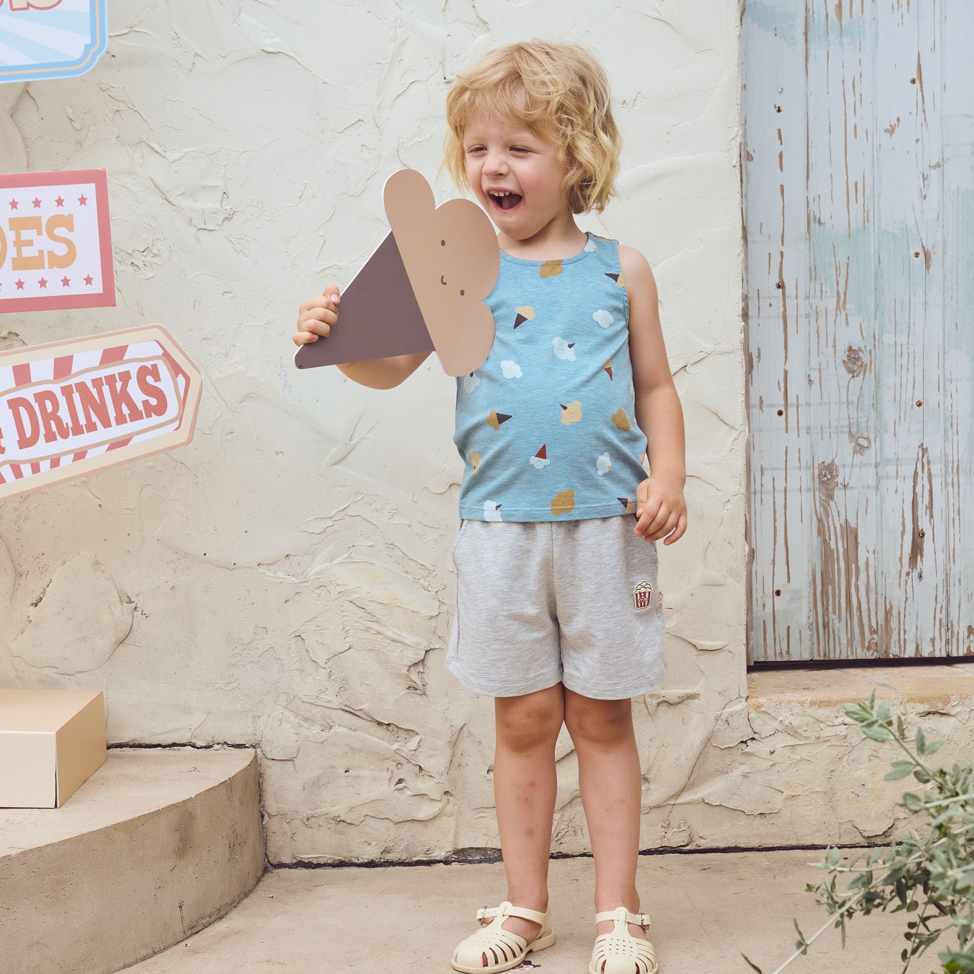 Petite Revery-Tank Top Cloudy Cotton Candy