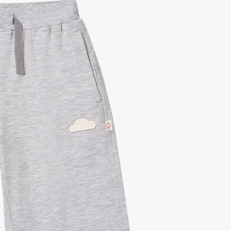 Petite Revery-Kids Cropped Pants Fog Grey