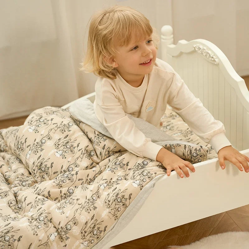 Nest Designs-Toddler Blanket Set Peach Meadow