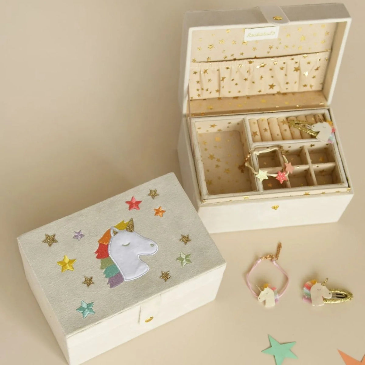 Rockahula Kids-Rainbow Unicorn Large Jewellery Box