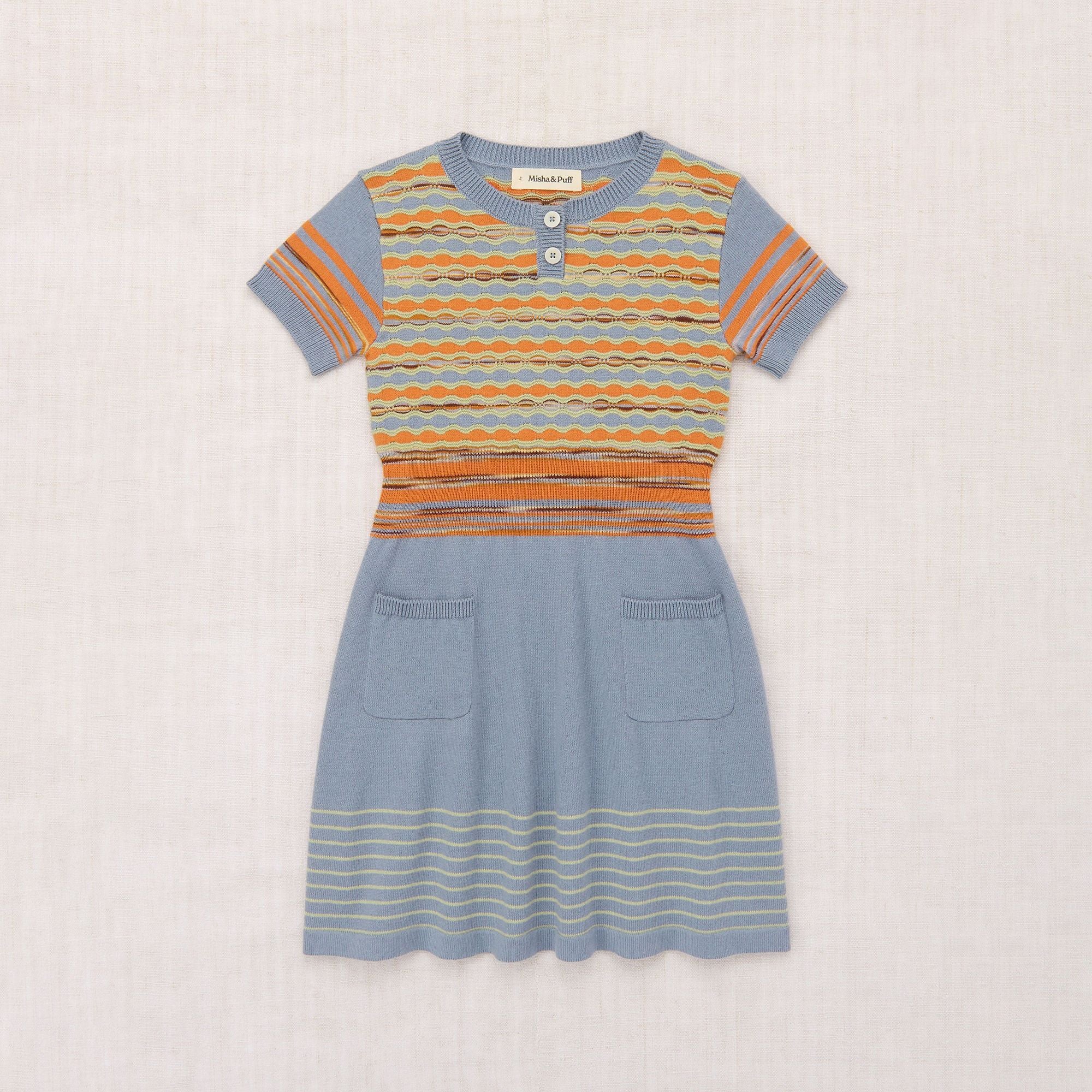 Misha & Puff-Girls Rita Dress Dove Merengue