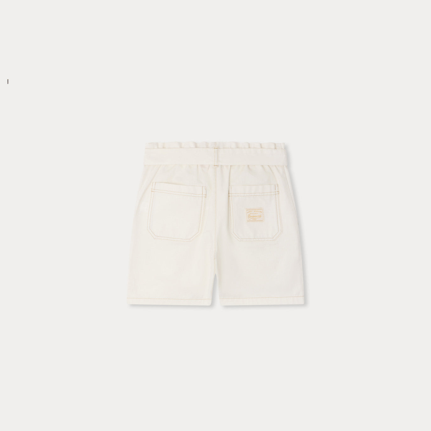 Bonpoint-Short Lorrie Blanc Lait
