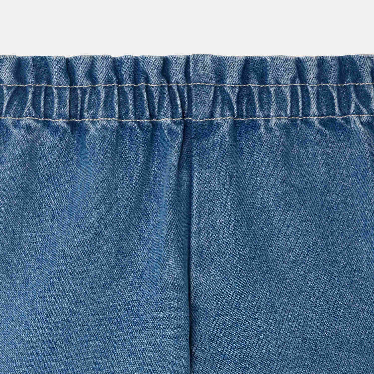 Bonpoint-Milly medium blue shorts in organic cotton