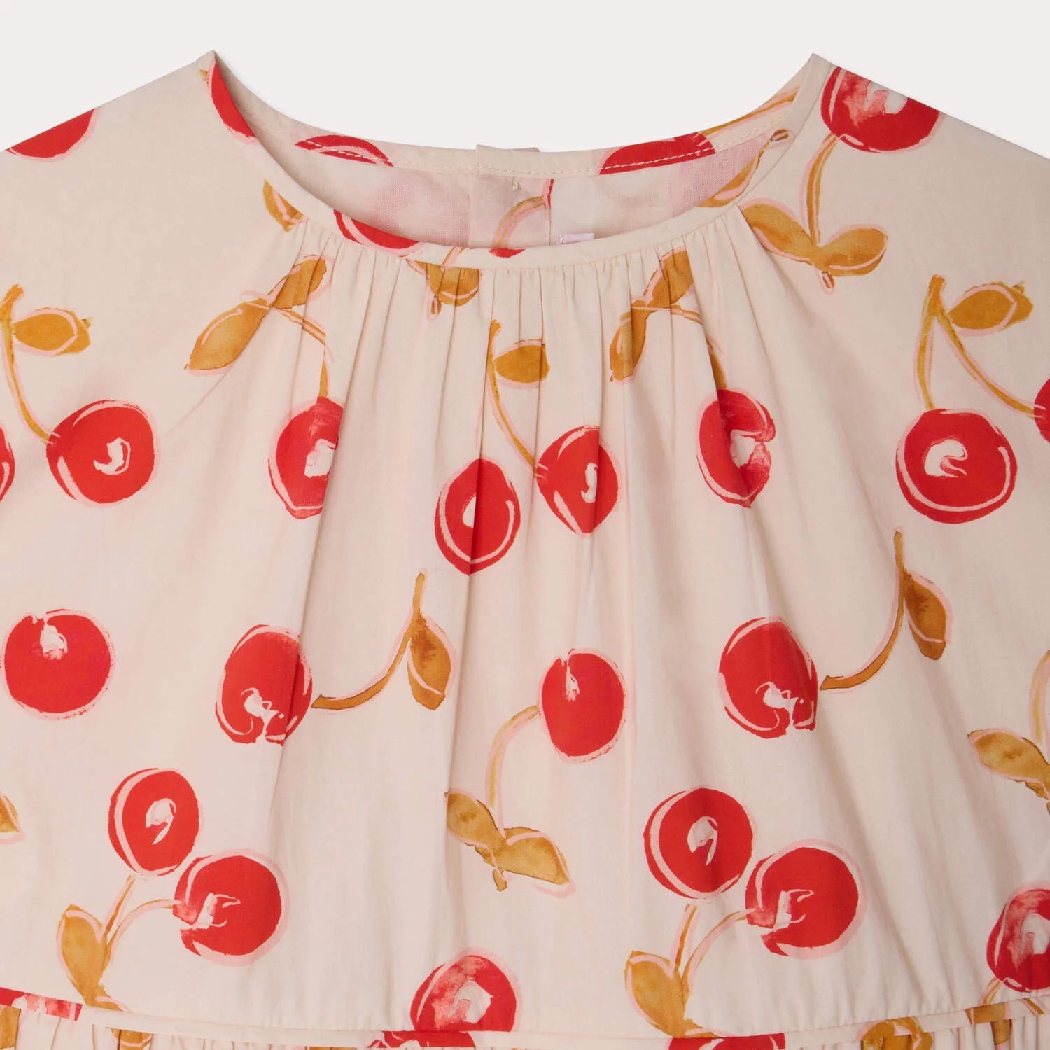 Bonpoint-Girls Dress Leontine Ecru