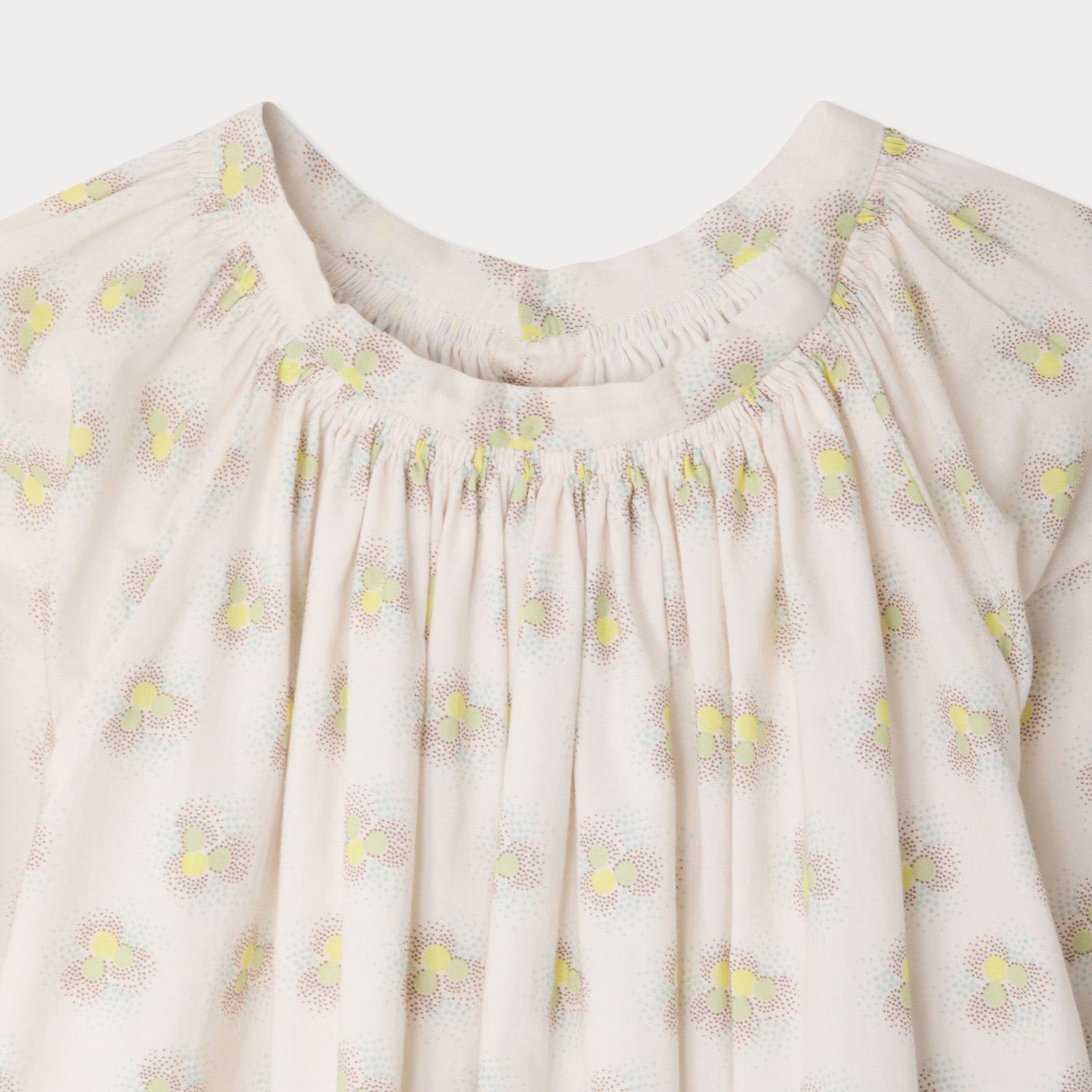 Bonpoint-Robe Cyliane Imp Anis