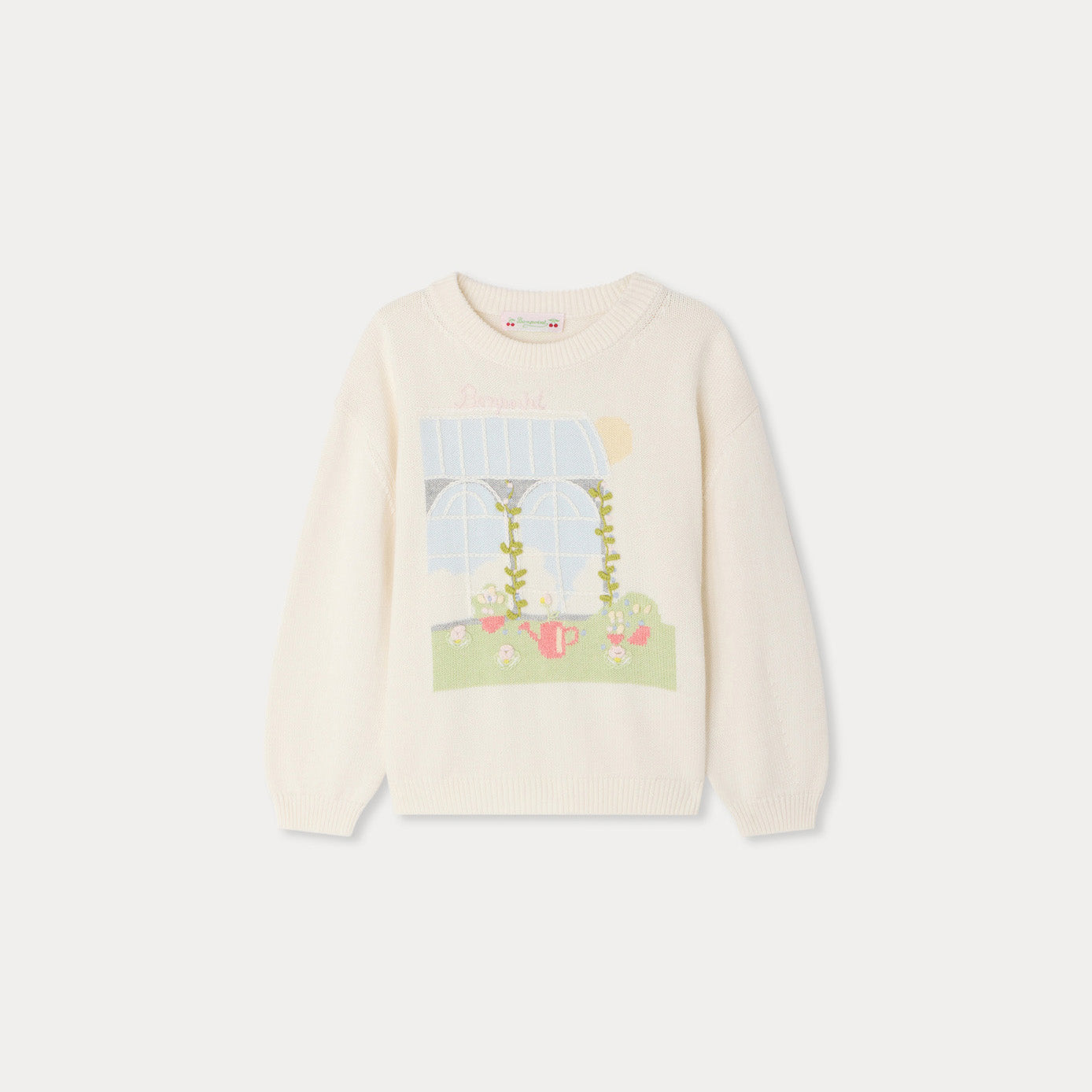 Bonpoint-Pull Anumati Blanc Naturel