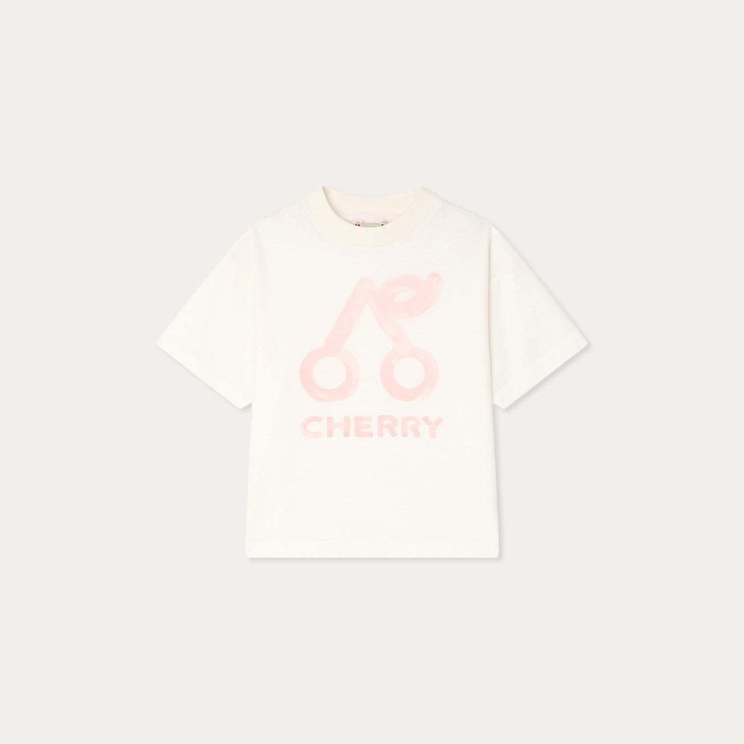 Bonpoint-T-Shirt Lele Upb Blanc Lait