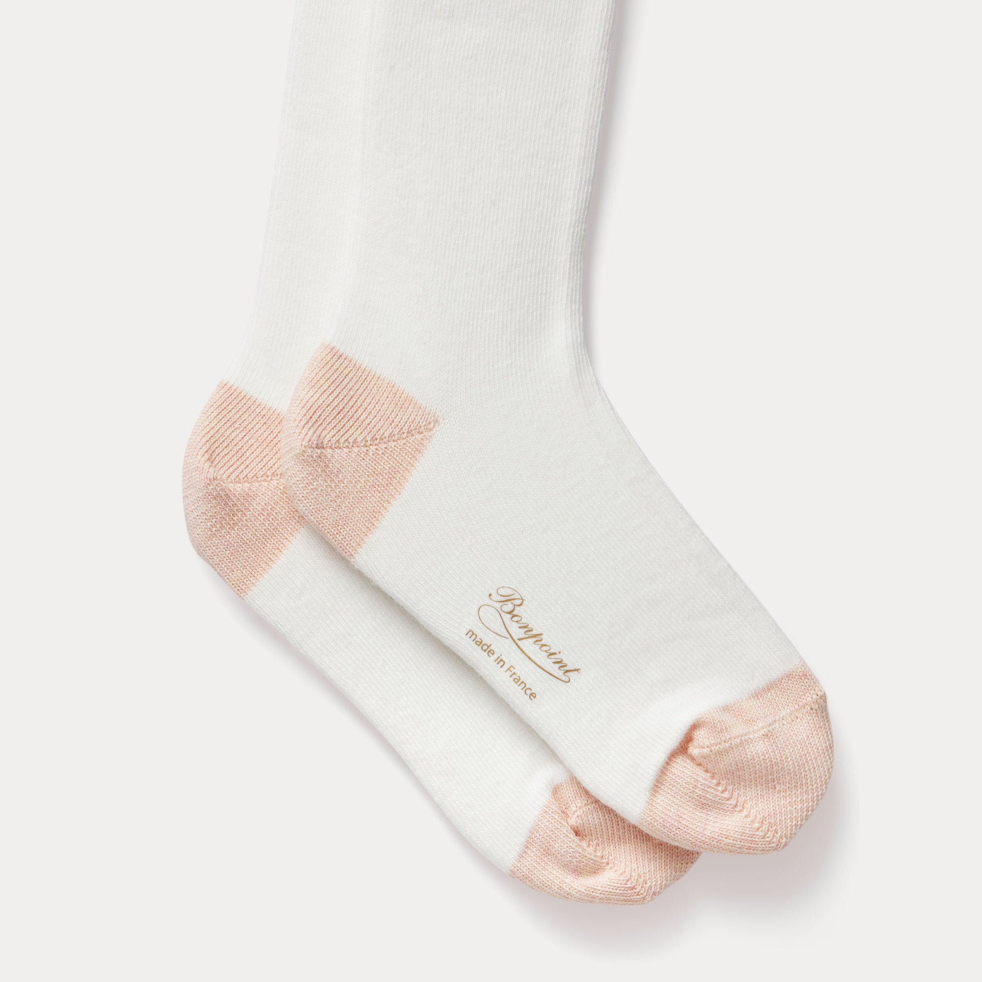 Bonpoint-Chaussettes Liatris Blanc Lait