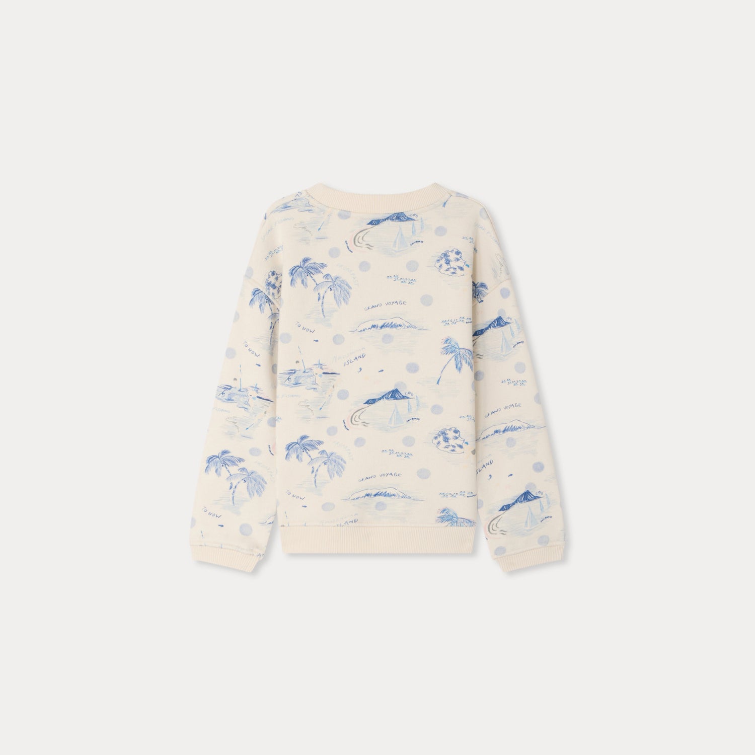 Bonpoint-Sweat Tonino Imp Bleu