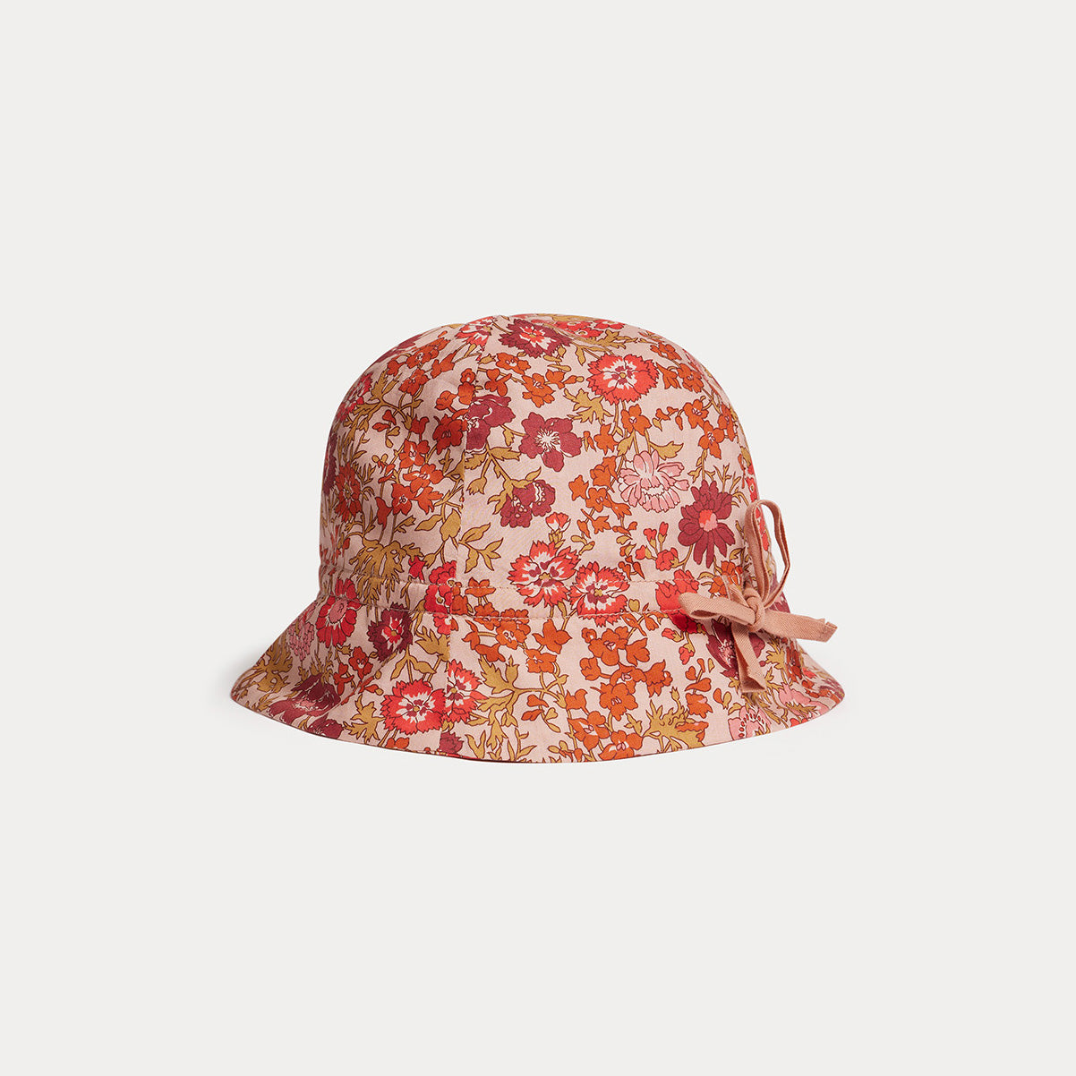 Bonpoint-Chapeau Grigri Fleurs Rose