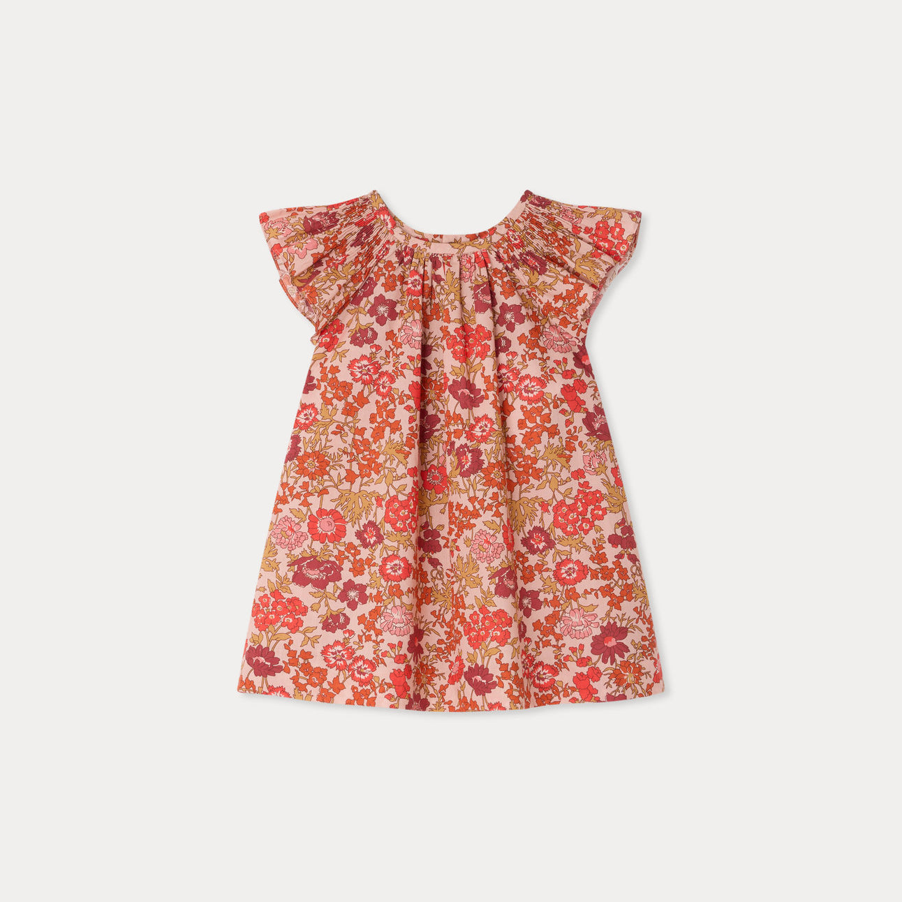 Bonpoint-Robe Carmella Fleurs Rose