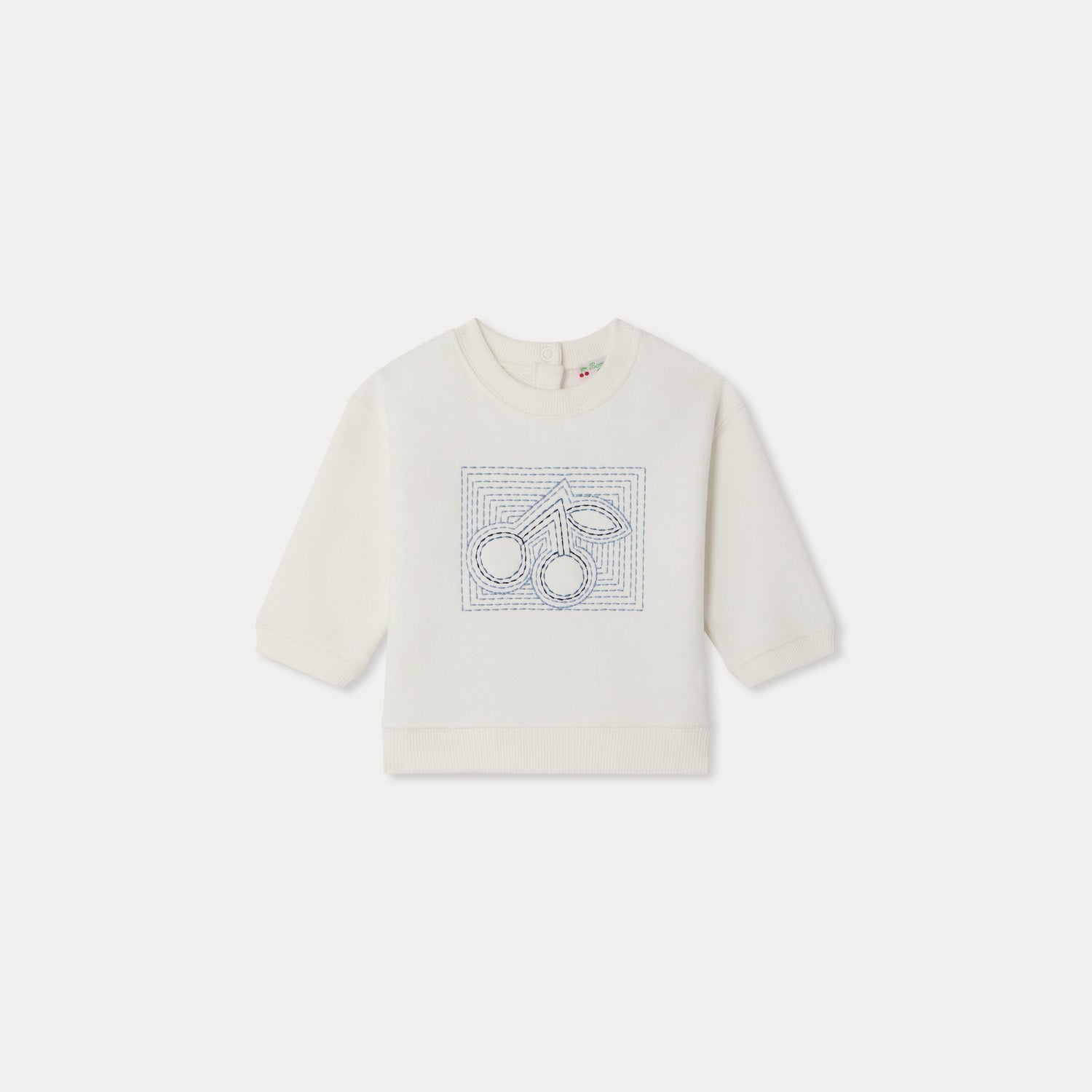 Bonpoint-Sweat Dahlia Upb Blanc Lait