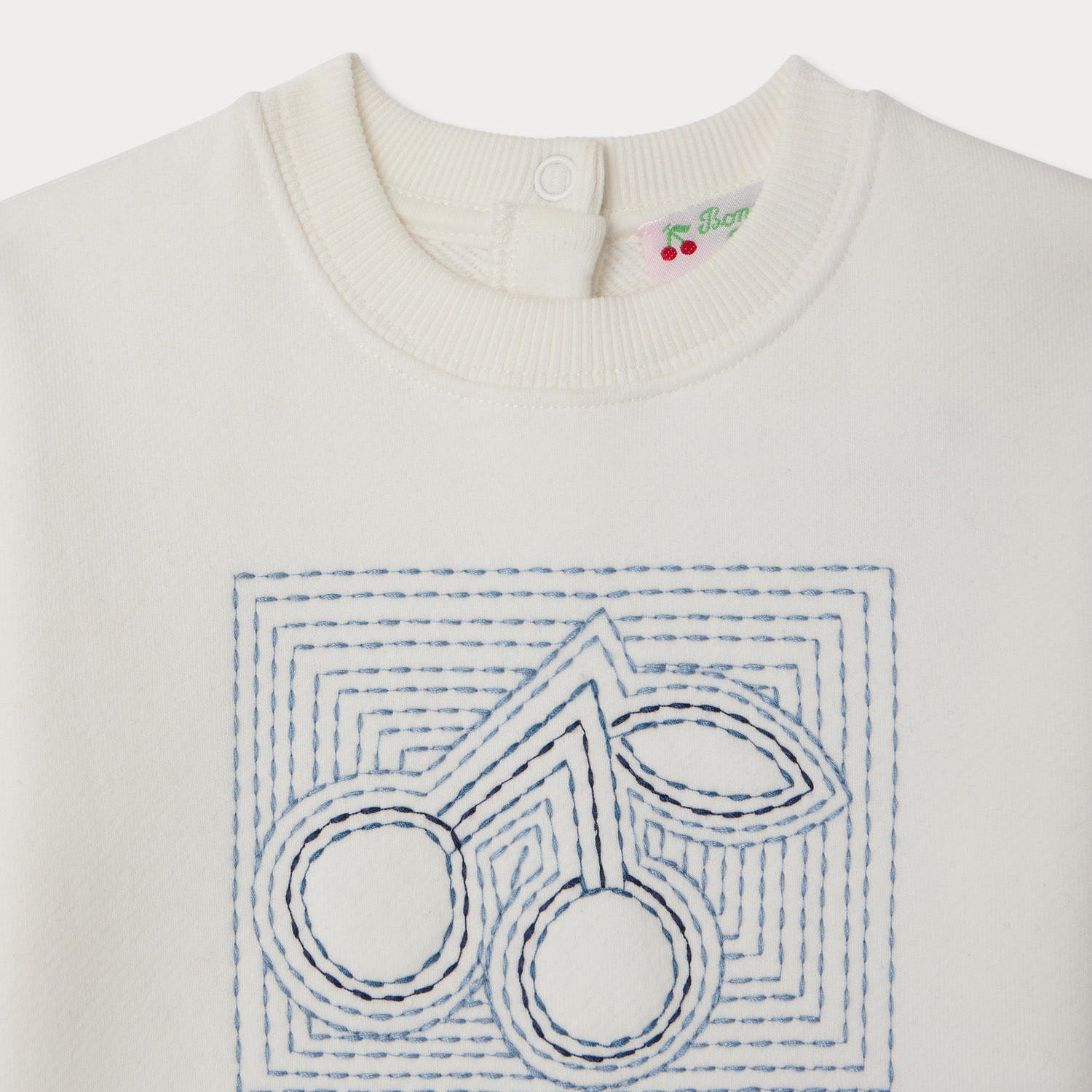 Bonpoint-Sweat Dahlia Upb Blanc Lait