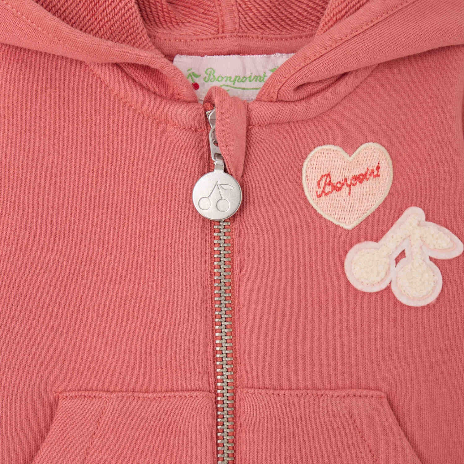 Bonpoin-Baby Sweat Tibou Upb Framboise