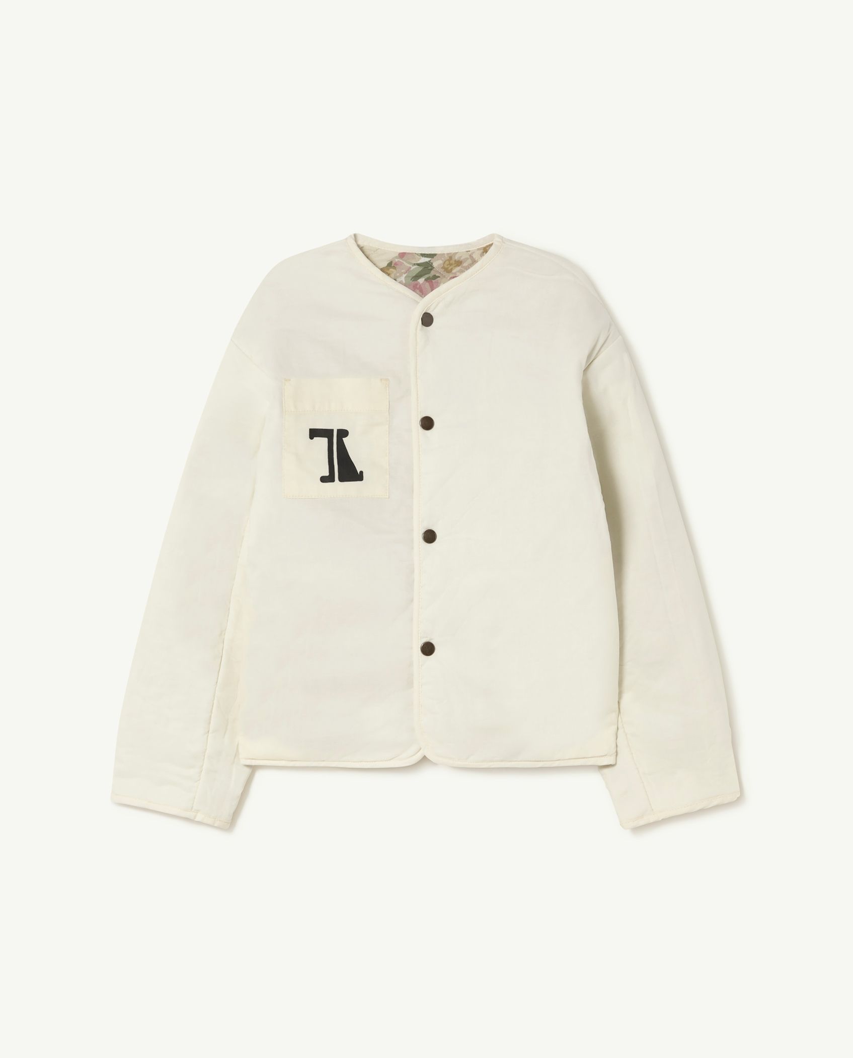 STARLING JACKET - WHITE FLOWER