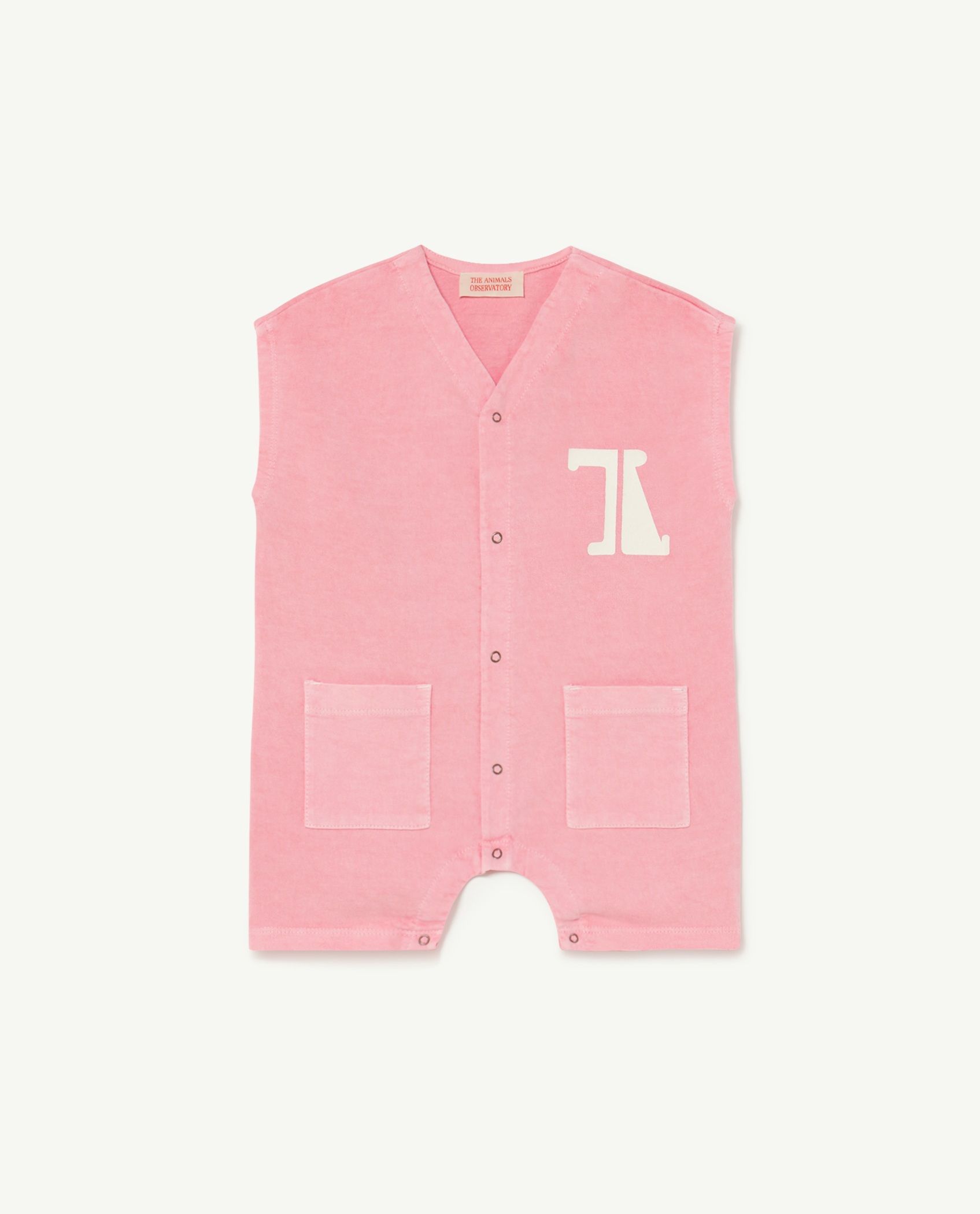 APE BABY JUMPSUIT - PINK