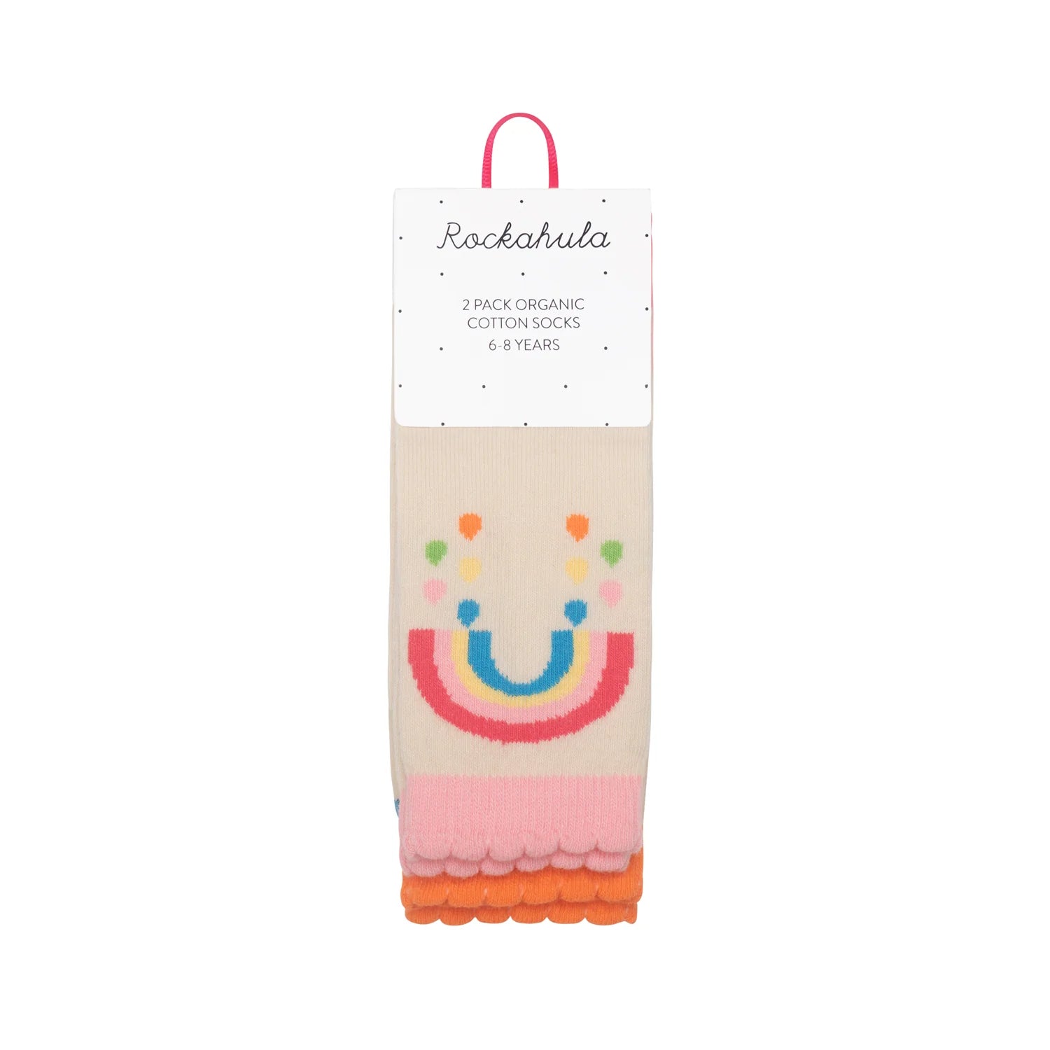 Rockahula Kids-Vintage Rainbow and Sun 2 Pack Socks
