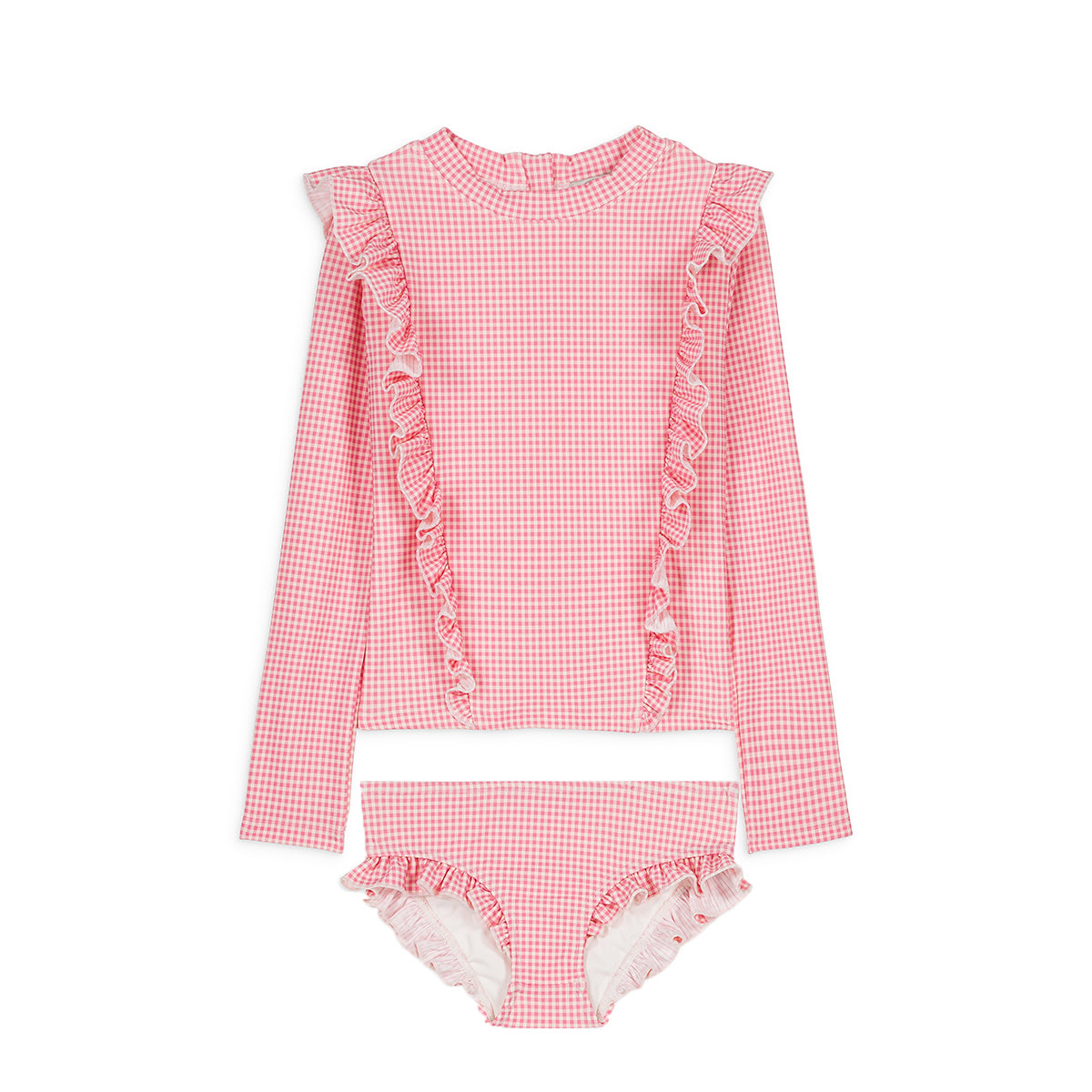 Louise Misha-Girls Pink Swimsuit