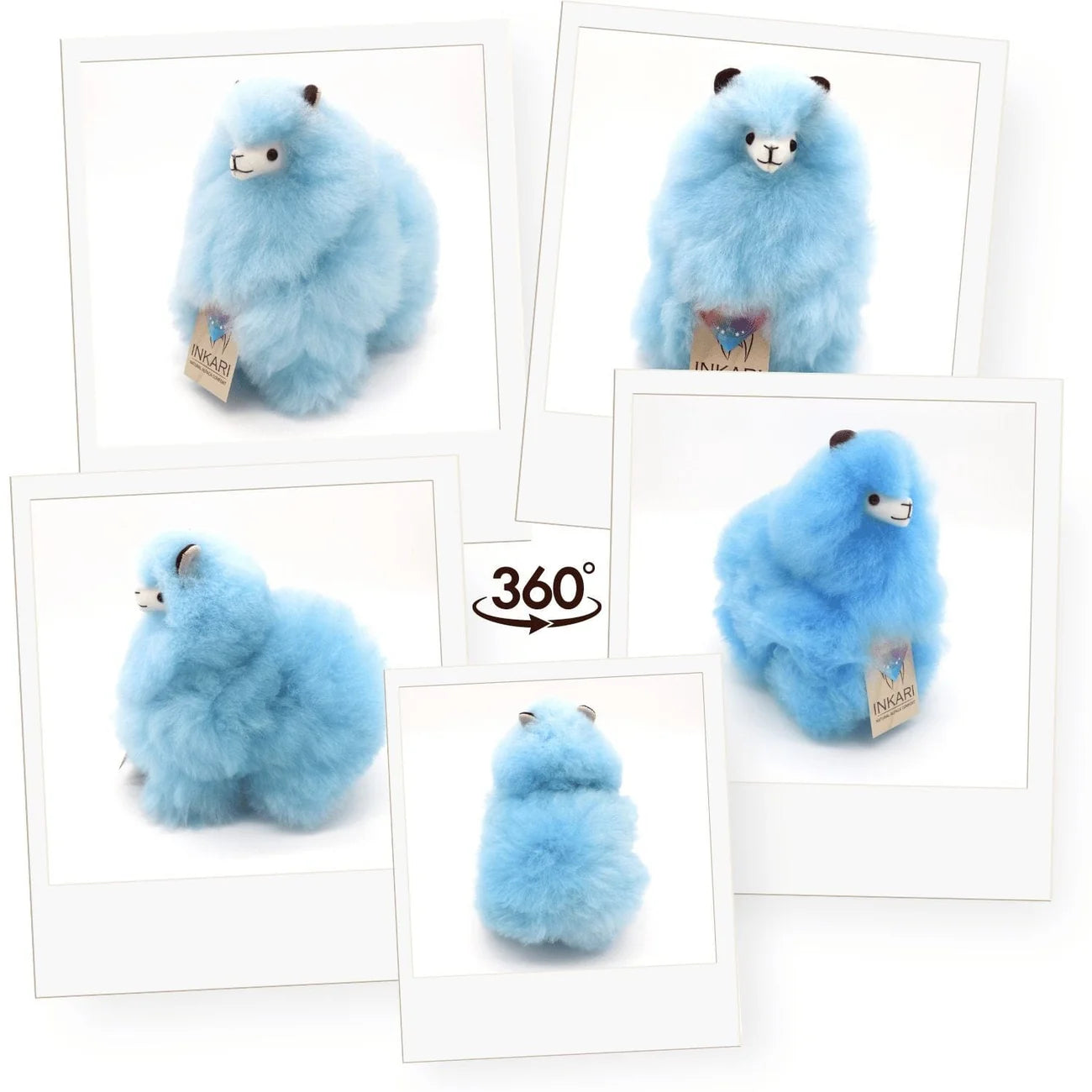 Inkari-Rainbows Alpaca Toy Small 23cm Babyblue