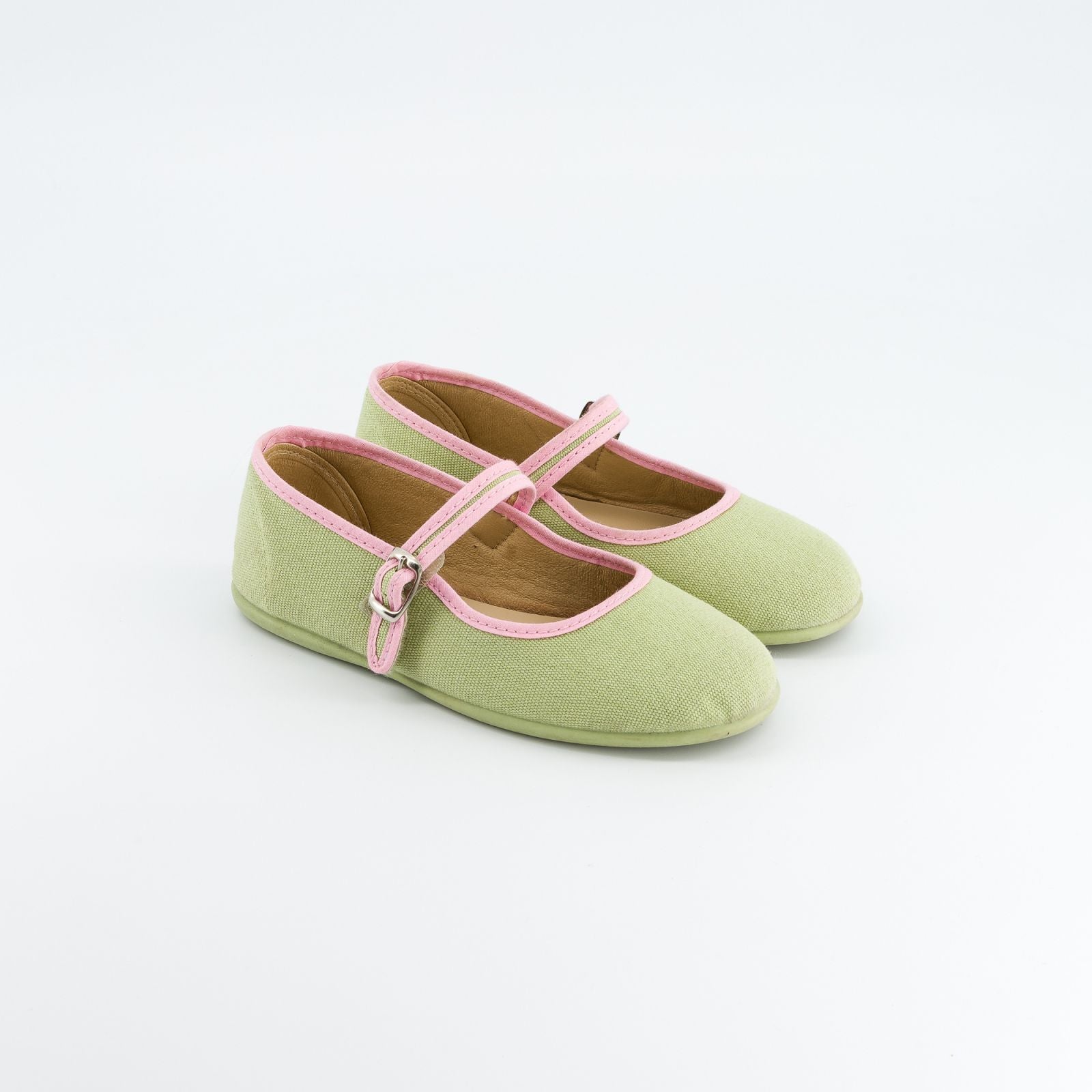 Hello Simone-Girls Ballerina Shoes Pistachio