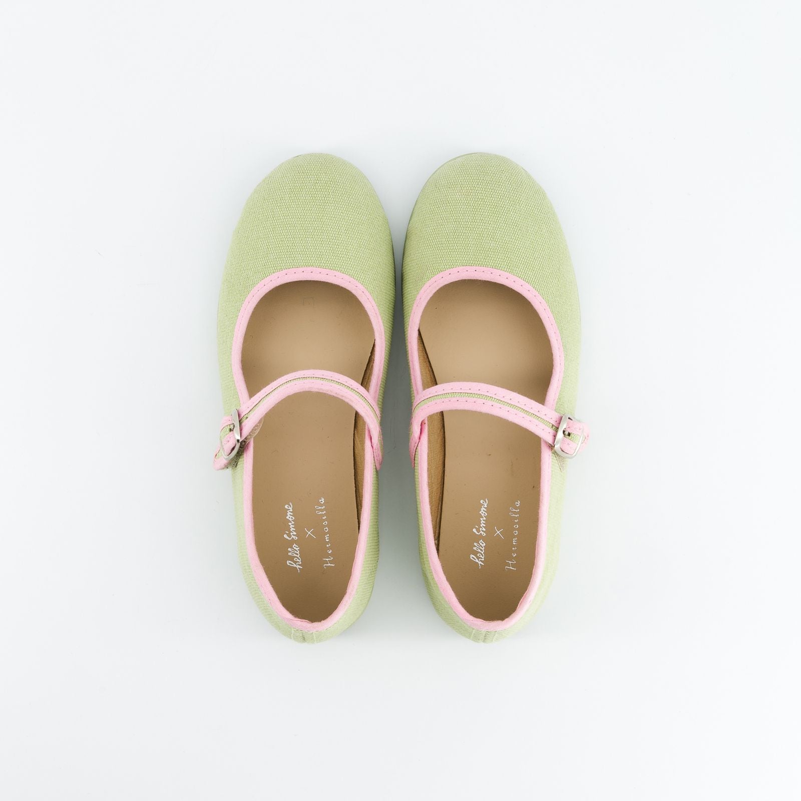 Hello Simone-Girls Ballerina Shoes Pistachio