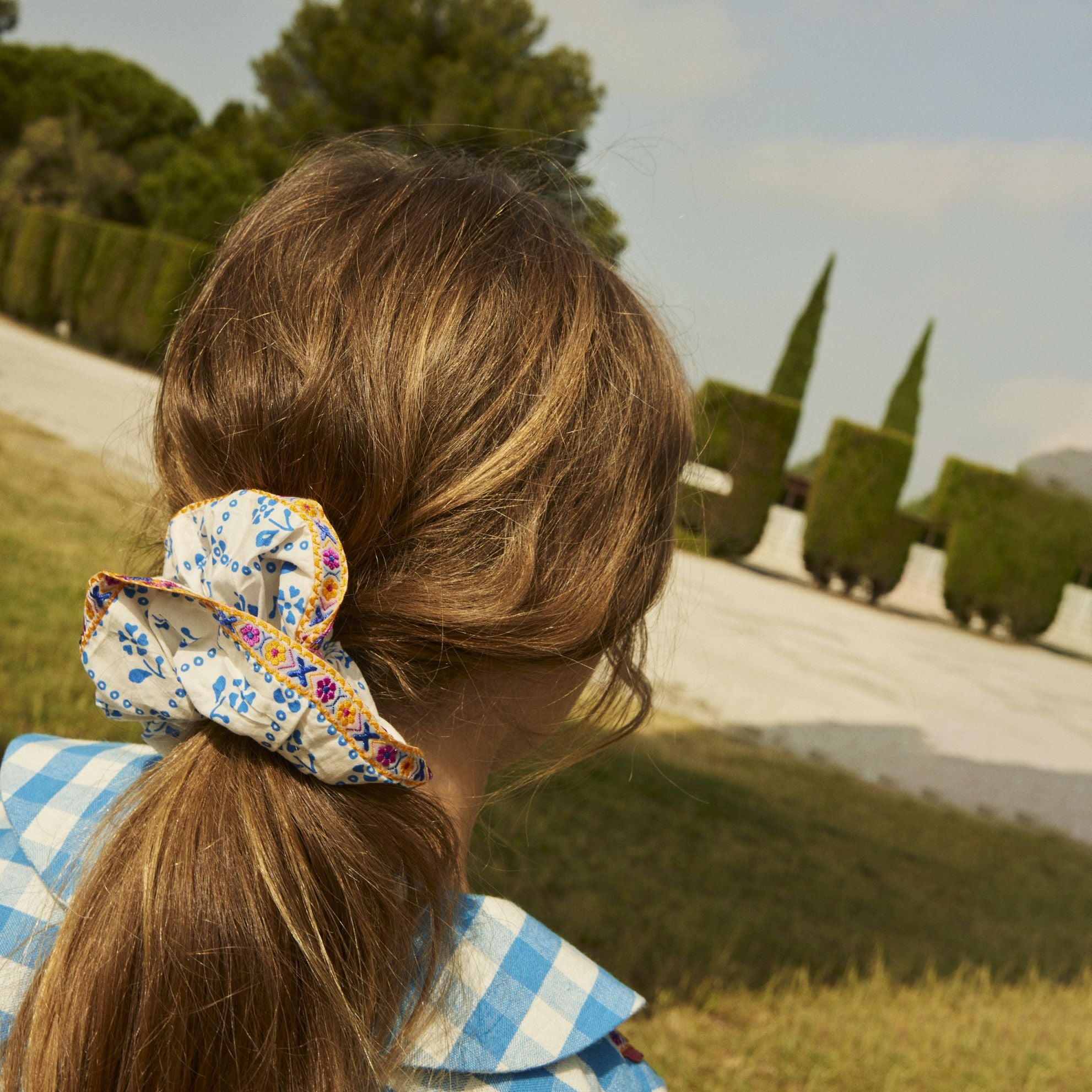 Hello Simone-Girls Chouchou Hair Band Fayence