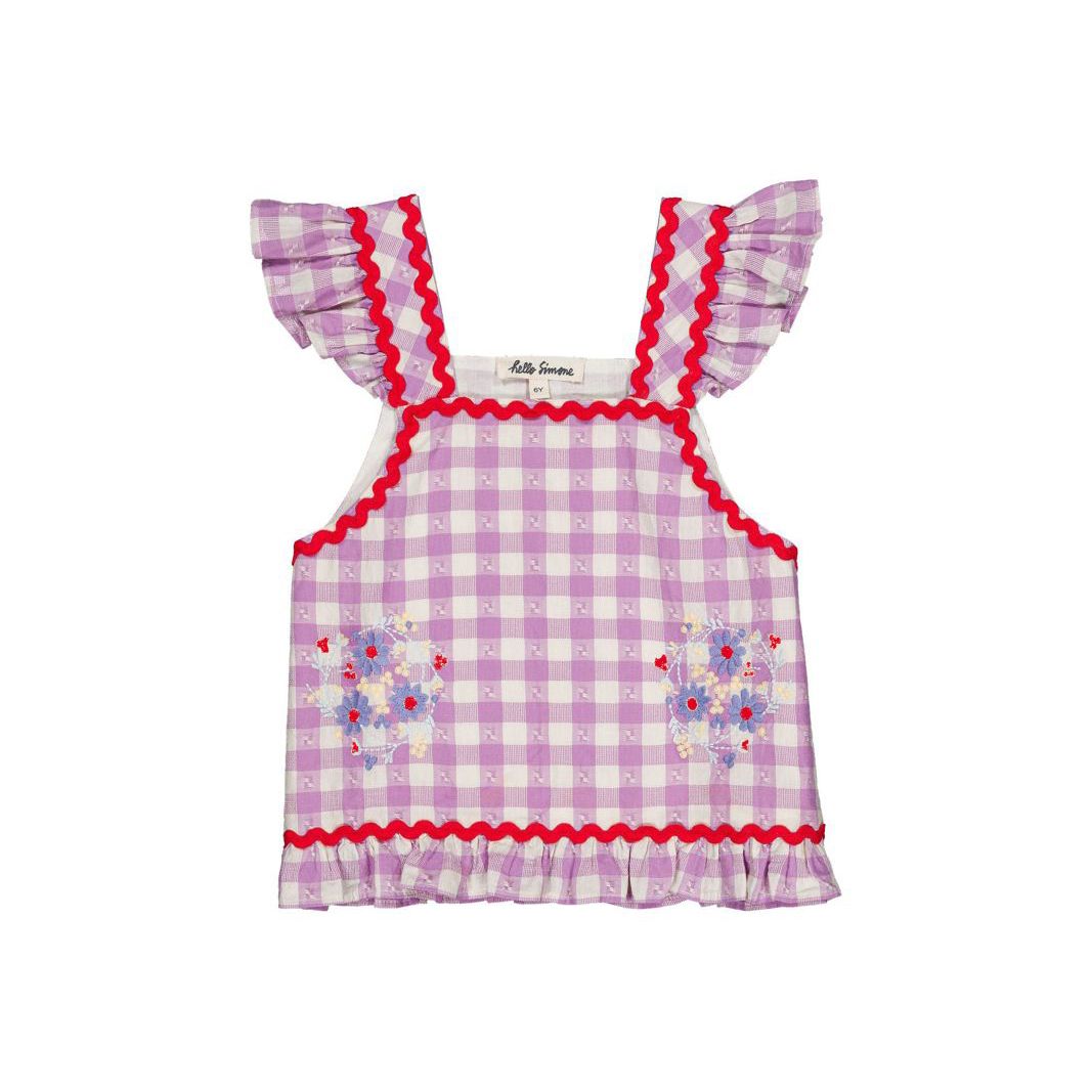 Hello Simone-Girls Iria Blouse Bloom