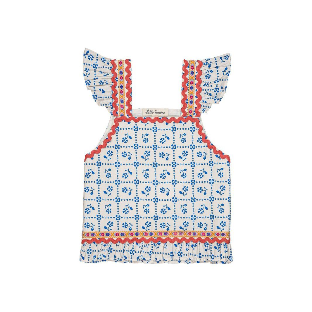 Hello Simone-Girls Iria Blouse Fayence