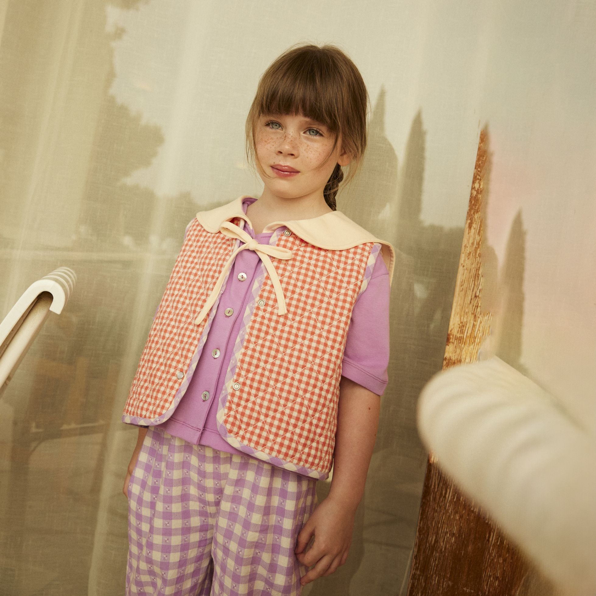 Hello Simone-Girls Mira Vest Emberglow