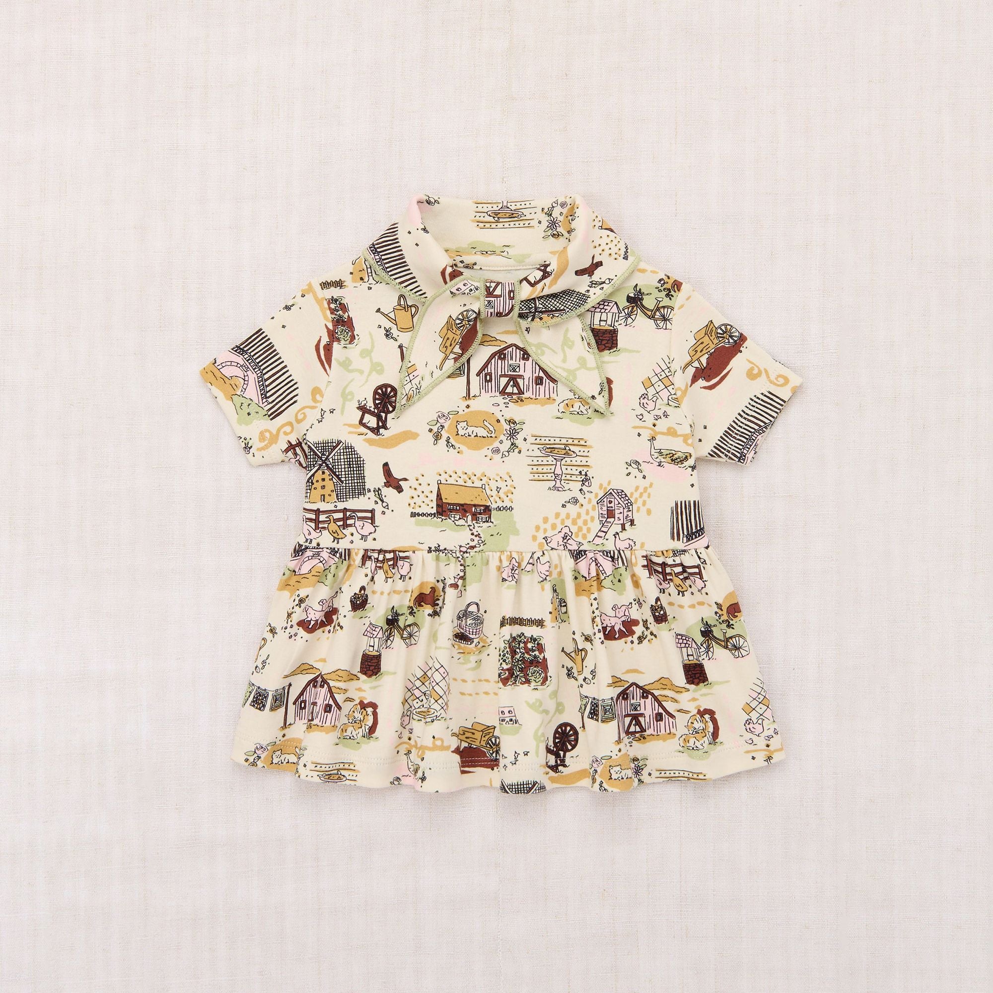 Misha & Puff-Girls Scout Peplum Top Marzipan Storyland